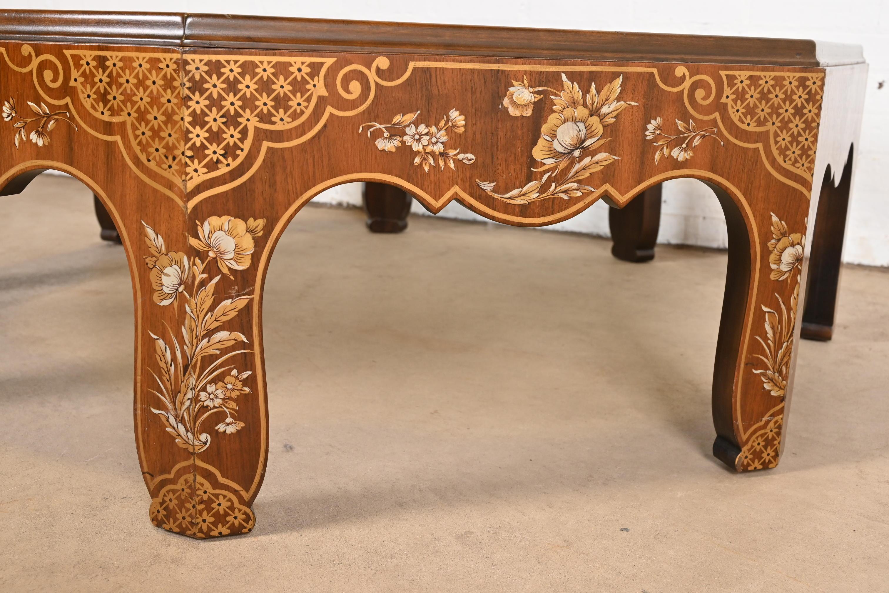 Baker Furniture Far East Collection Tavolo da Cocktail Hollywood Regency Chinoiserie in vendita 1