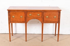 Baker Furniture Federal Birdseye Maple Sideboard Credenza