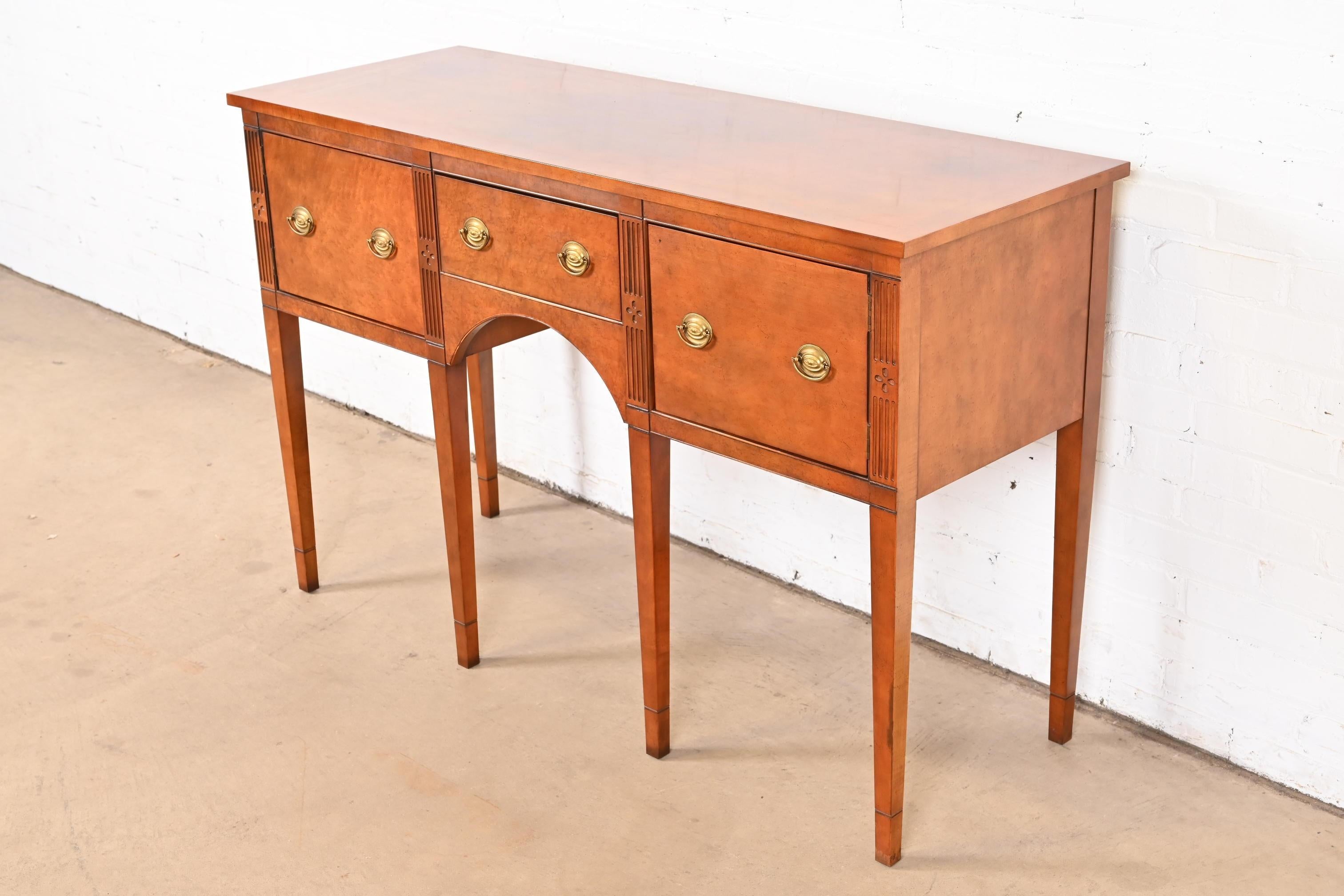 Federale Baker Furniture Feder Birdseye Maple Sideboard Credenza in vendita