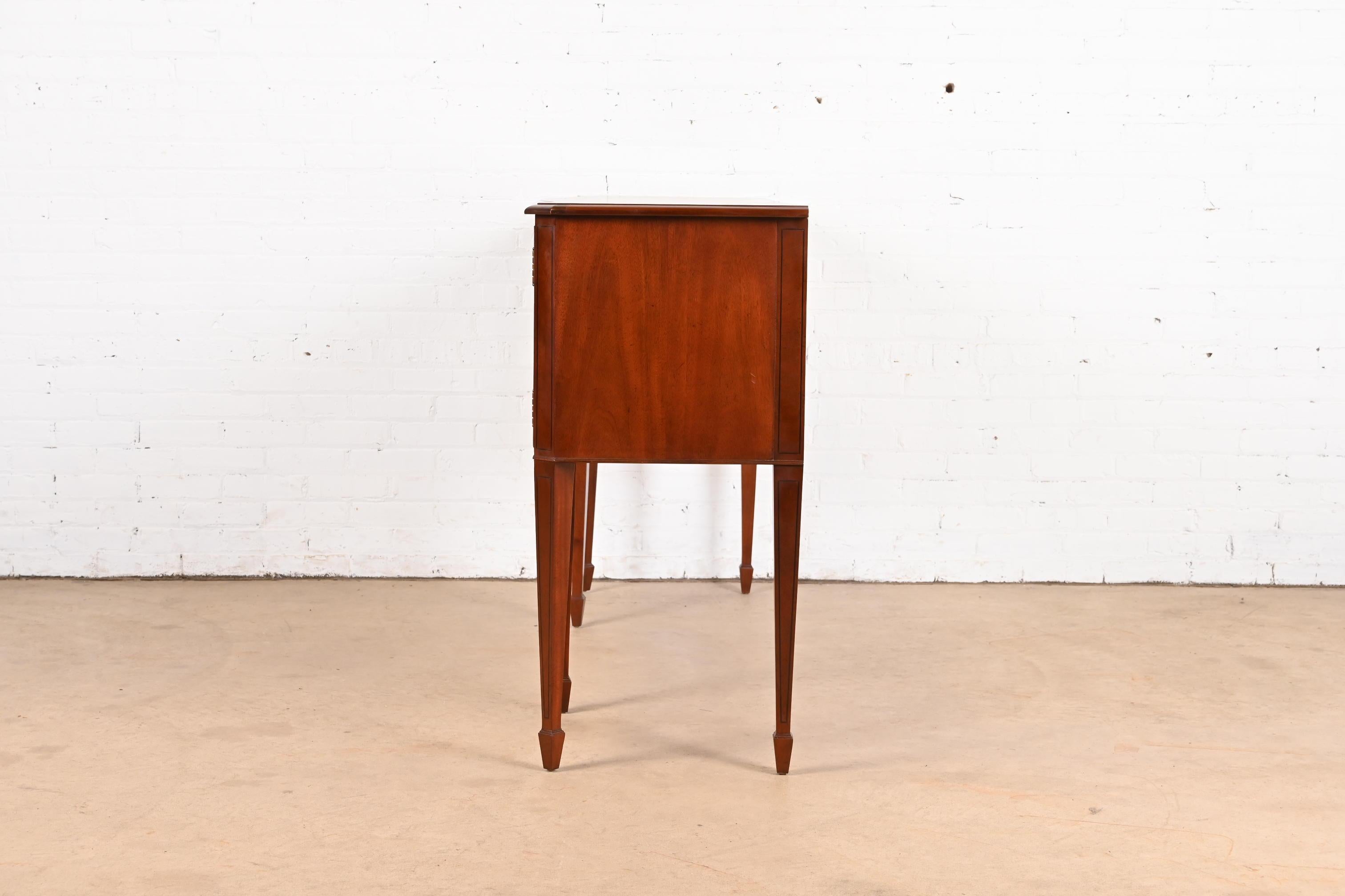 Baker Furniture Federal Inlaid Mahogany Sideboard Credenza 4