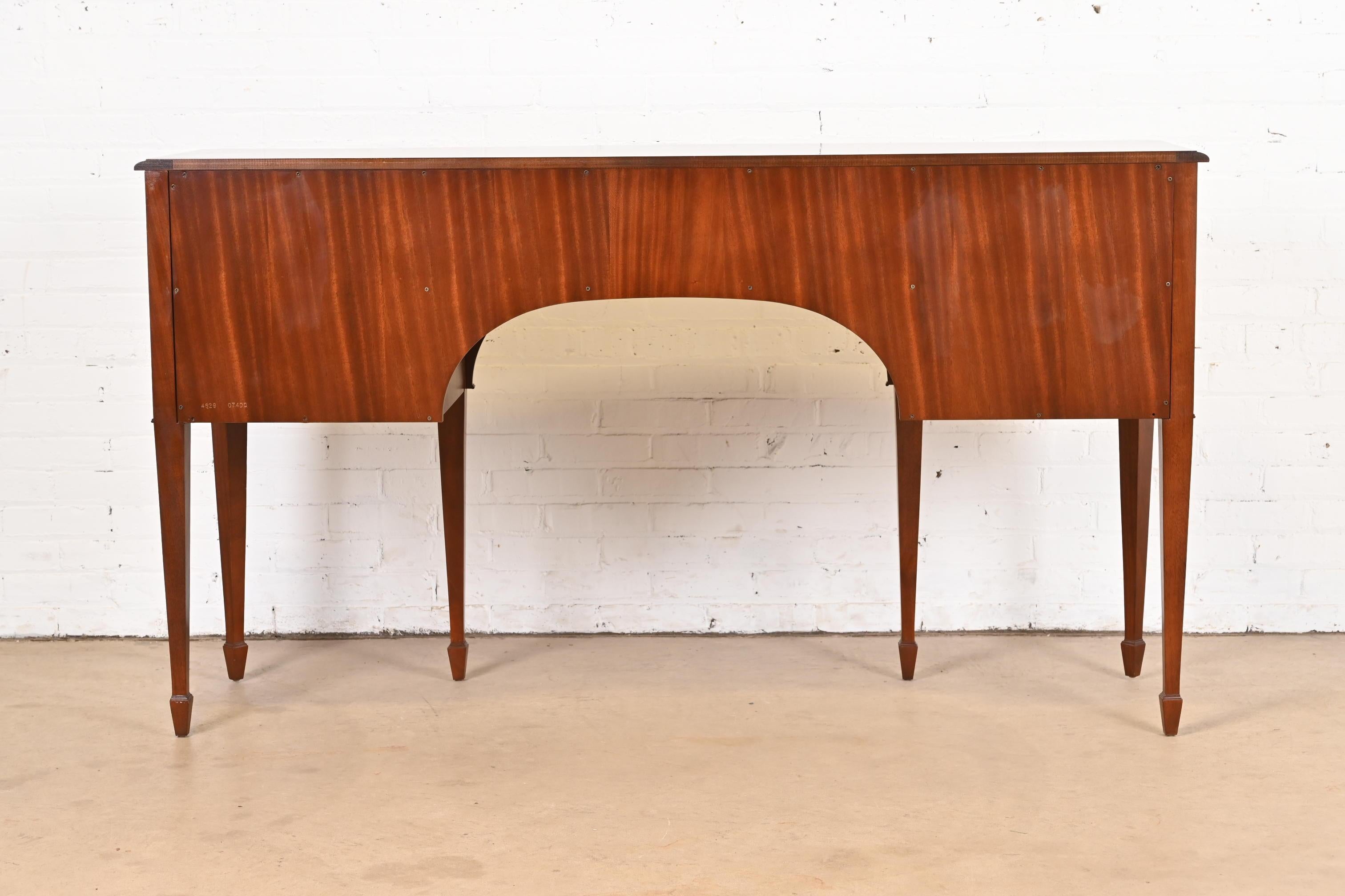 Baker Furniture Federal Inlaid Mahogany Sideboard Credenza 5