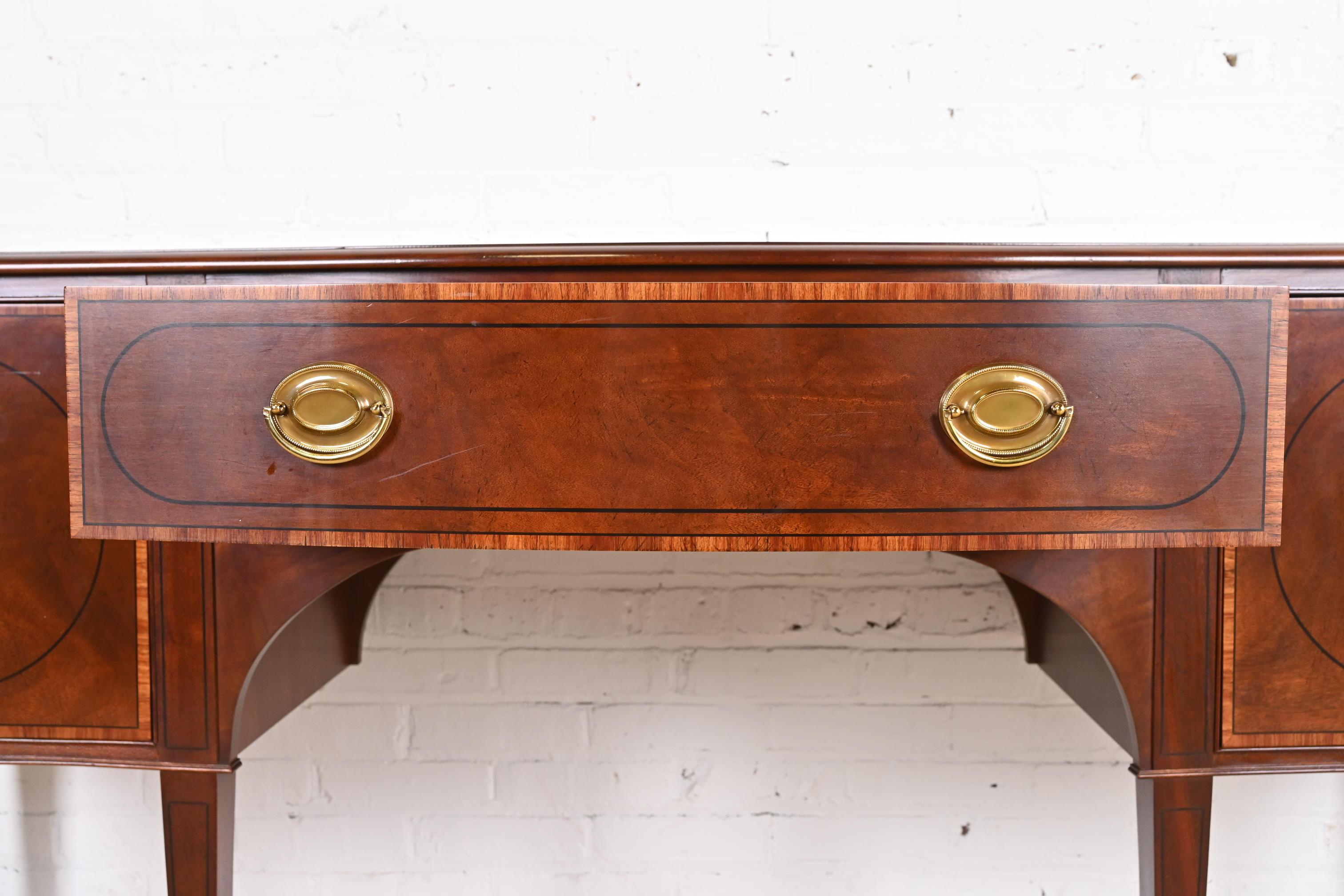 Baker Furniture Federal Inlaid Mahogany Sideboard Credenza 2