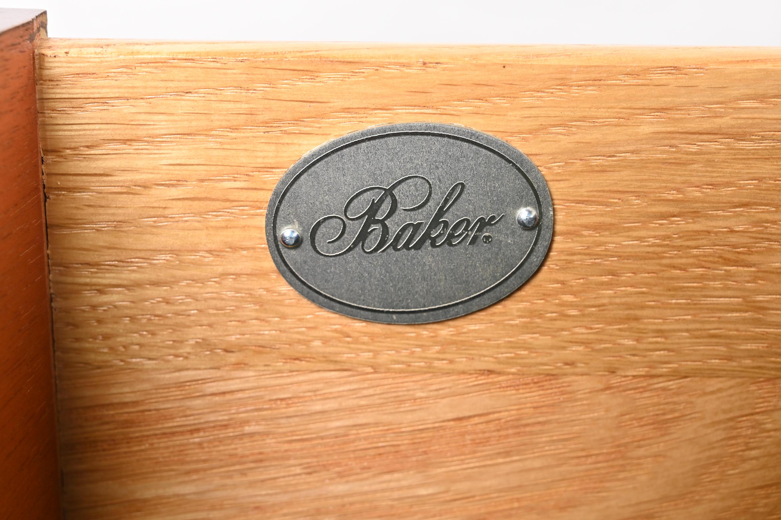 Baker Furniture Federal Inlaid Mahogany Sideboard Credenza 3