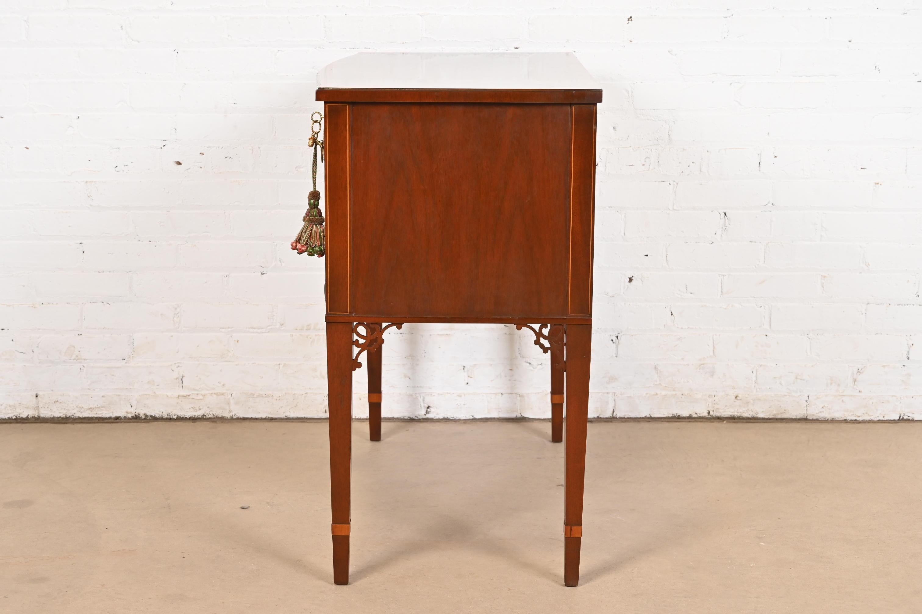Baker Furniture Federal Inlaid Mahogany Sideboard or Buffet Server 5