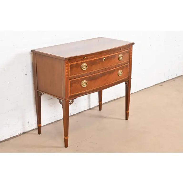 20th Century Baker Furniture Federal Inlaid Mahogany Sideboard or Buffet Server For Sale