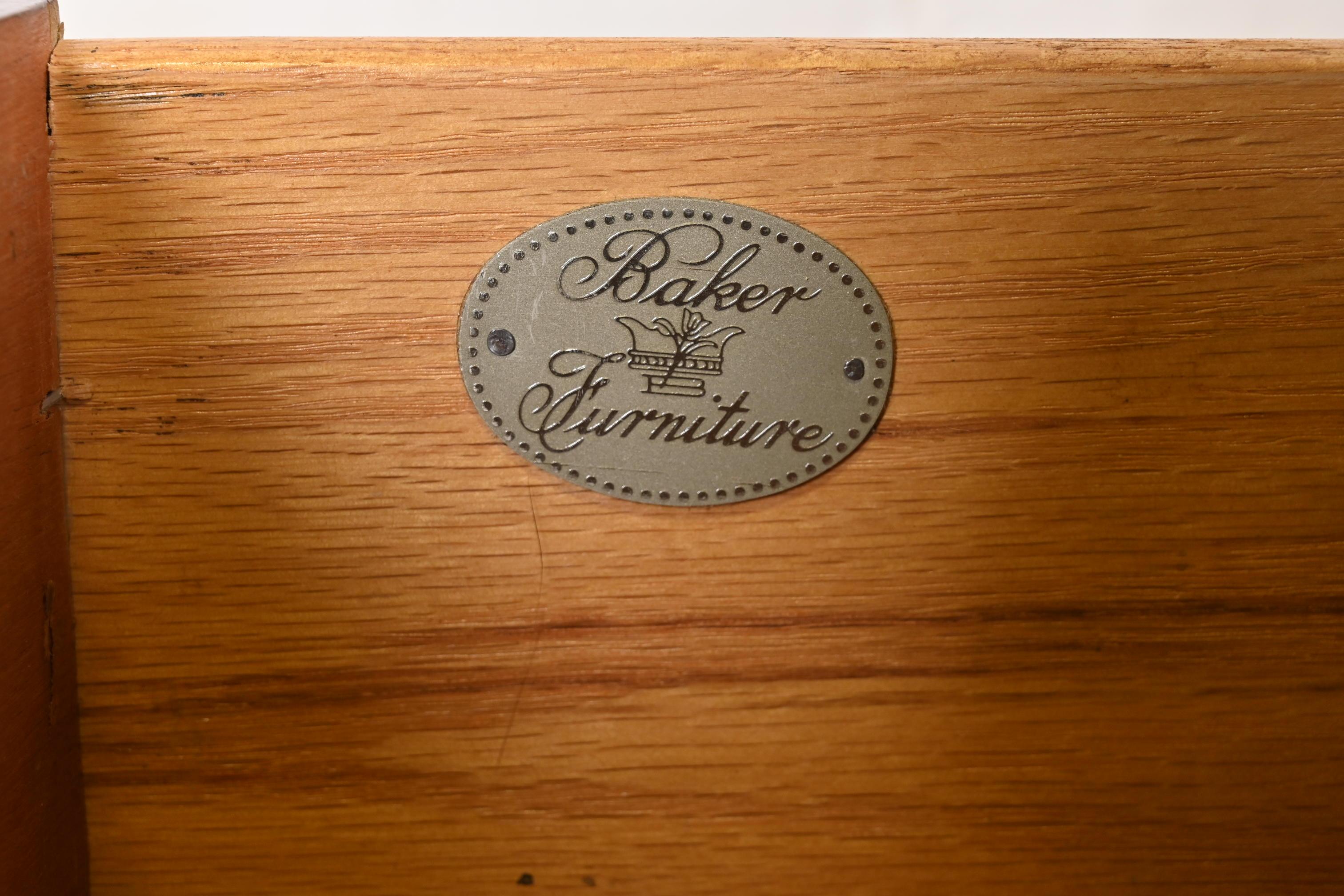 Baker Furniture Federal Inlaid Mahogany Sideboard or Buffet Server 2