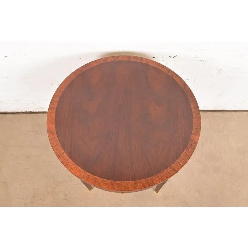 Baker Furniture Federal Inlaid Mahogany Tea Table or Occasional Side Table For Sale 5