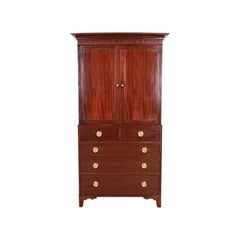 Baker Furniture Federal Mahogany Armoire Dresser or Linen Press