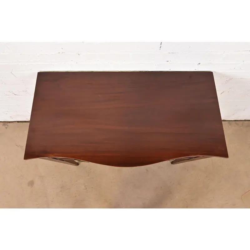 Baker Furniture Federal Mahogany Serpentine Front Buffet Server, Circa 1920 For Sale 5