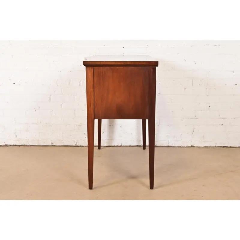 Baker Furniture Federal Mahogany Serpentine Front Buffet Server, Circa 1920 For Sale 6