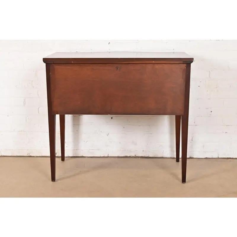 Baker Furniture Federal Mahogany Serpentine Front Buffet Server, Circa 1920 For Sale 7