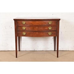 Baker Furniture Federal Mahogany Serpentine Front Buffet Server, Circa 1920