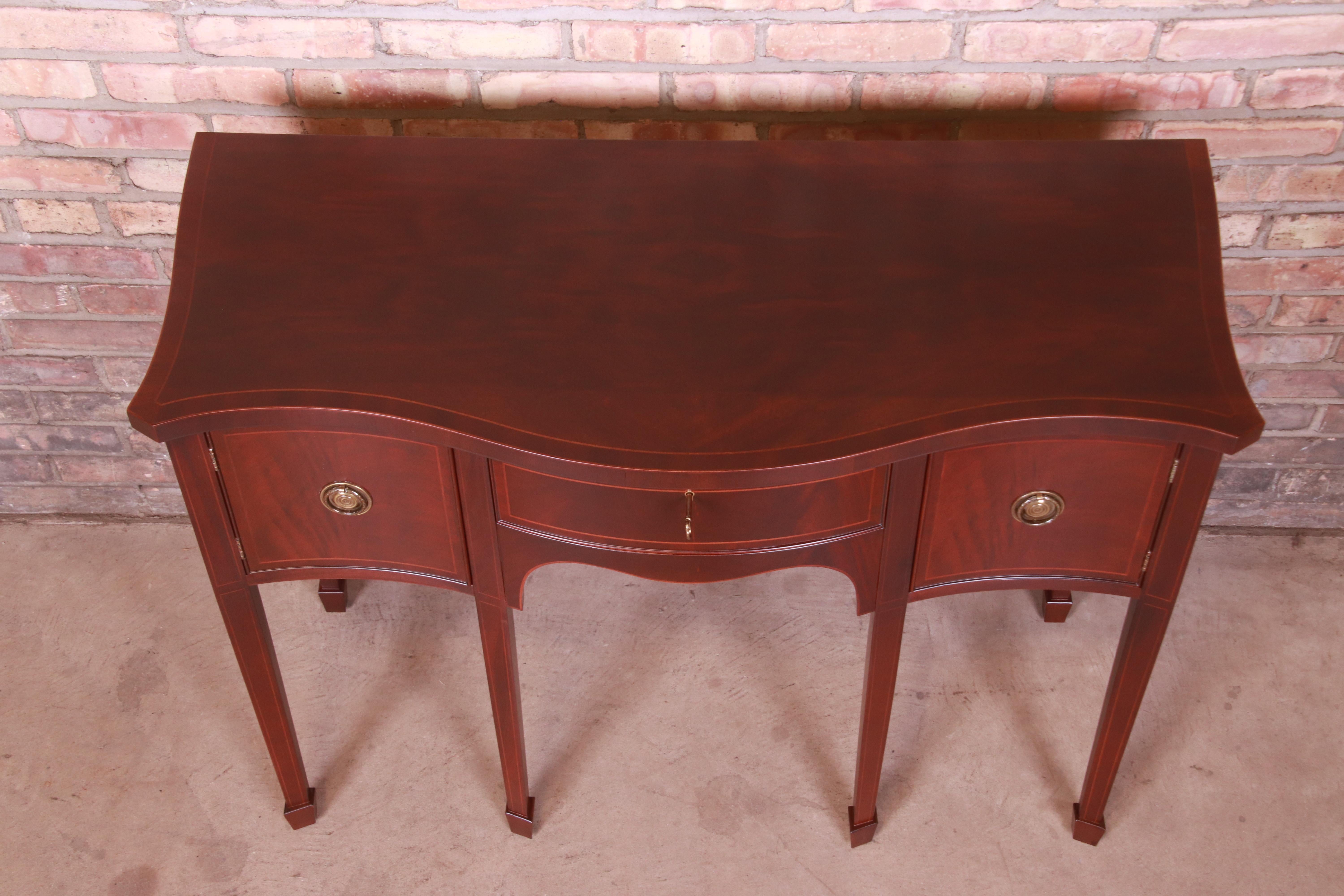 Baker Furniture Federal Mahogany Sideboard or Console 4