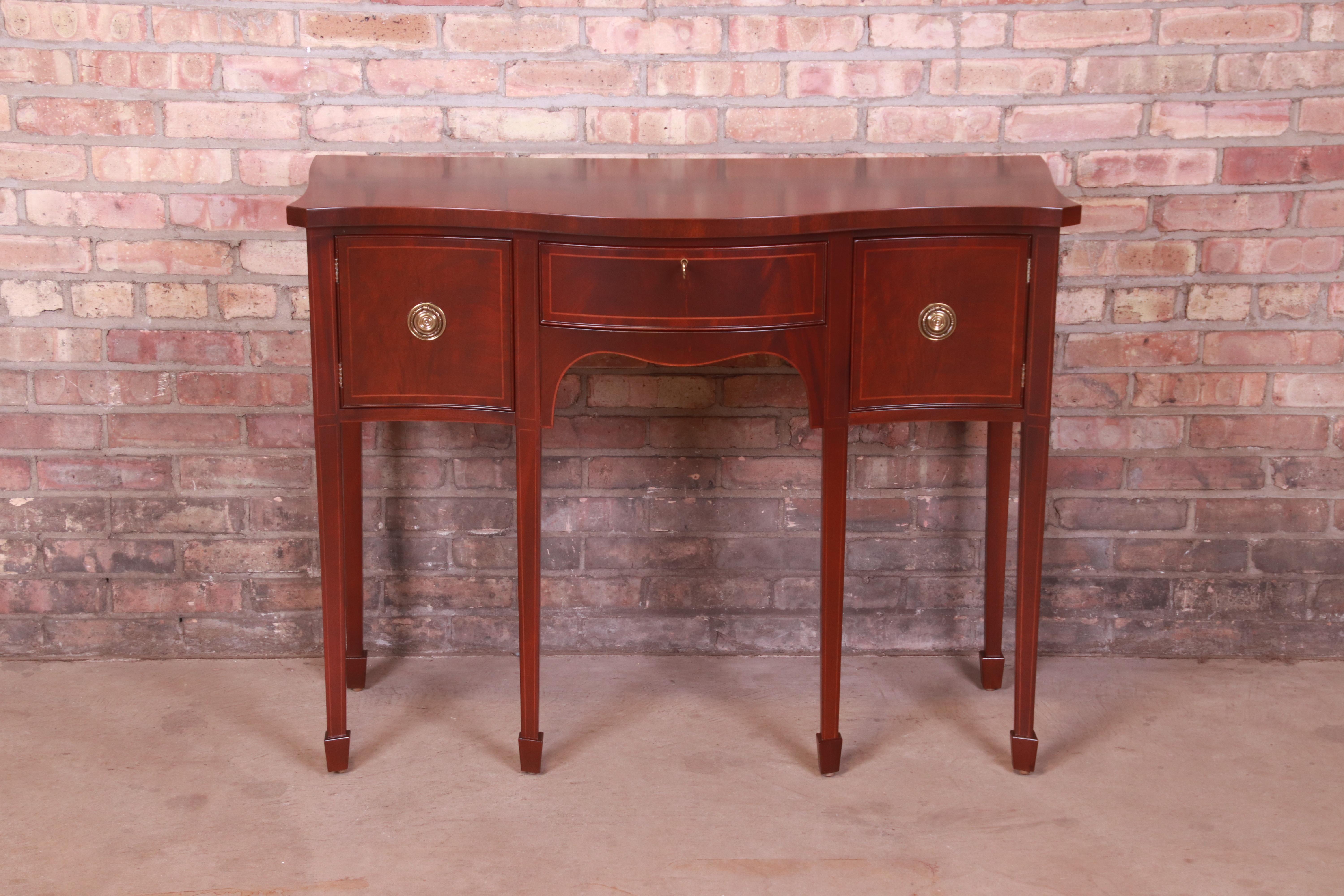 American Baker Furniture Federal Mahogany Sideboard or Console