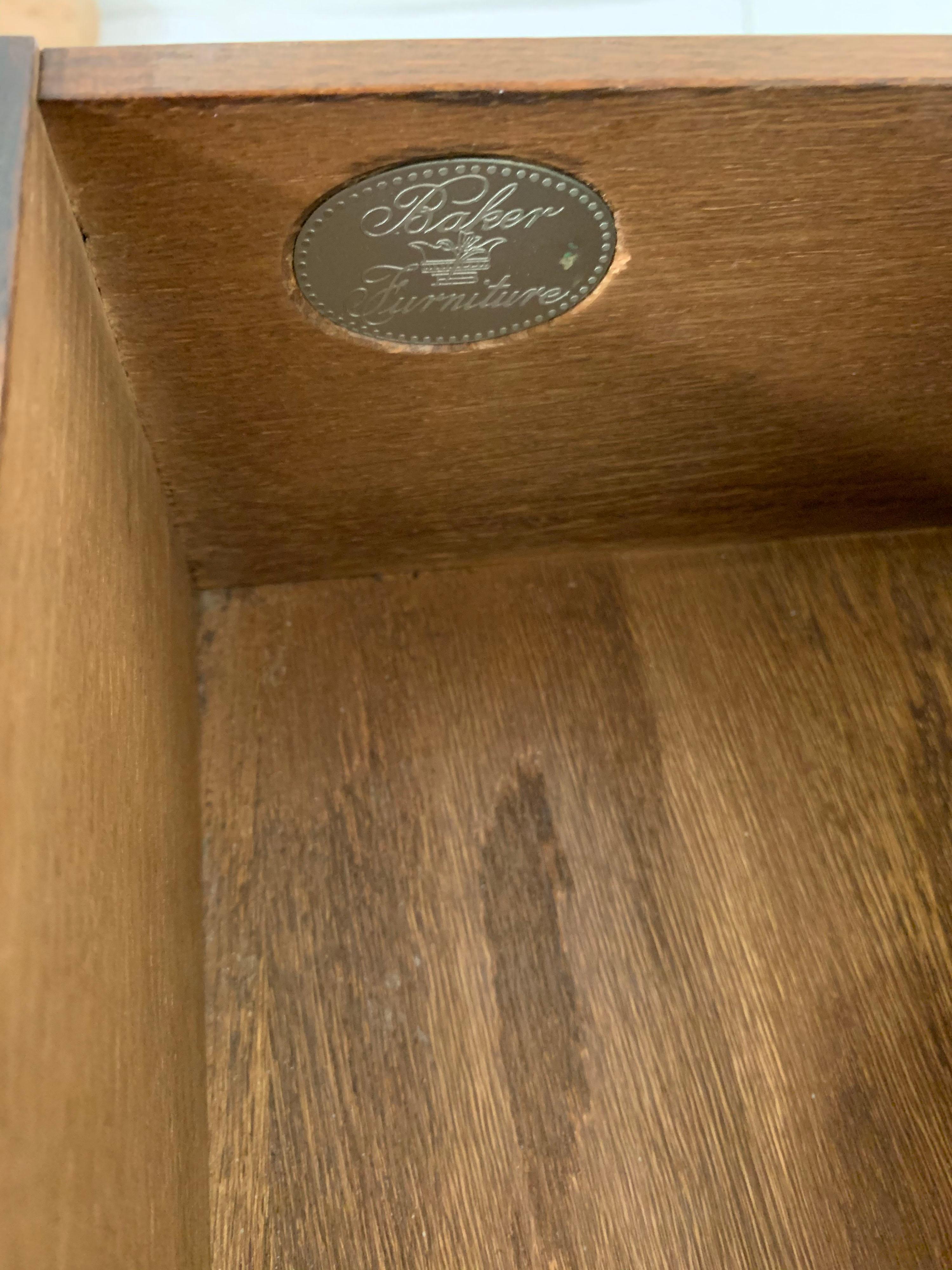Baker Furniture Five-Drawer Campaign Chest, circa 1940s 4