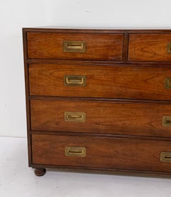 Baker Furniture Five-Drawer Campaign Chest, circa 1940s