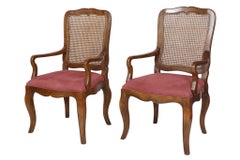 Baker Furniture French Country Armchairs, a Pair
