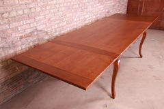 Baker Furniture French Country Harvest Farm Table, Newly Refinished