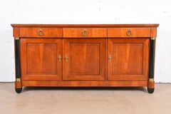 Credenza Credenza Baker Furniture in legno di ciliegio e ebanizzato Parcel