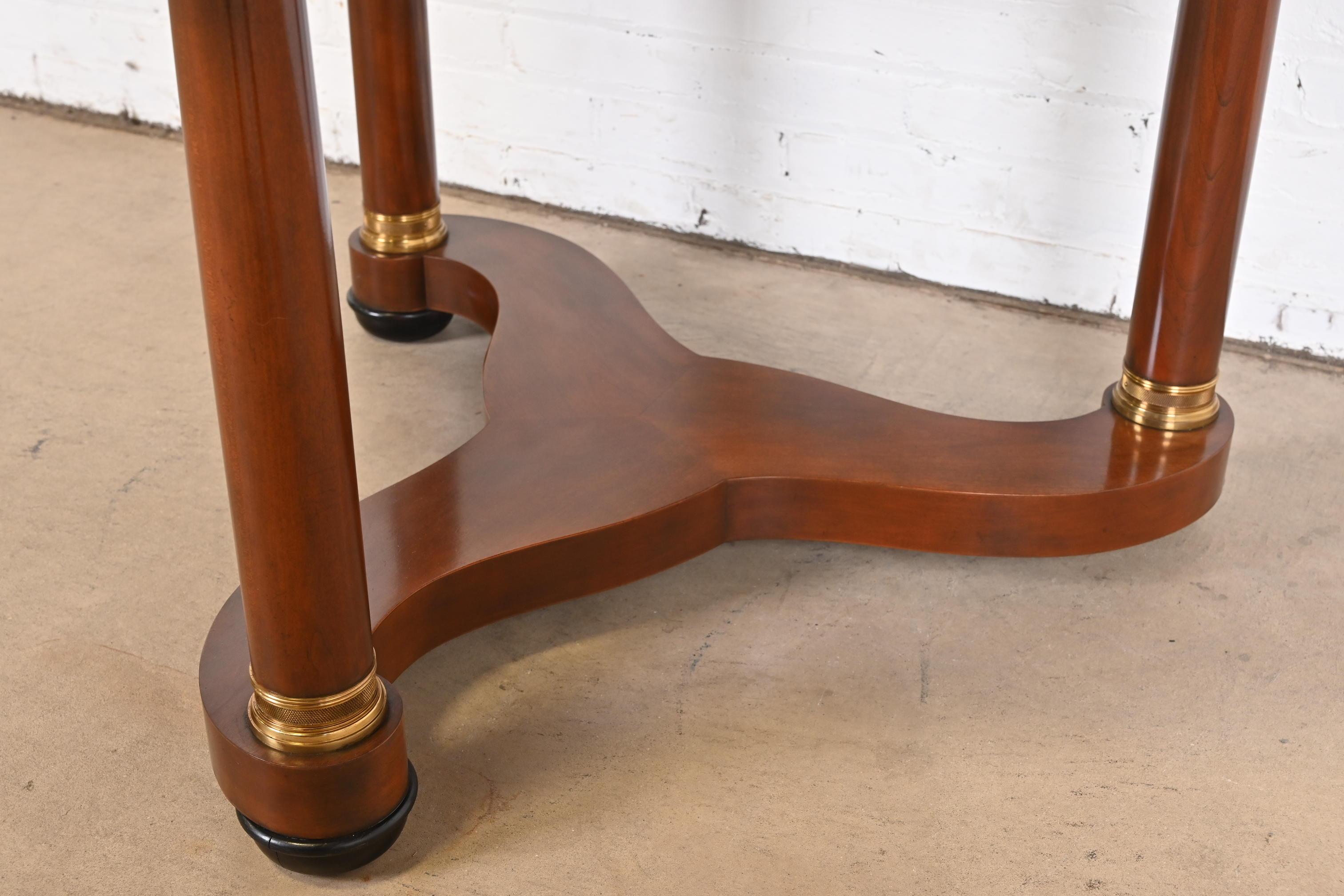 Tavolo da centro Baker Furniture in Wood Wood, ottone ed ebanizzato in vendita 3