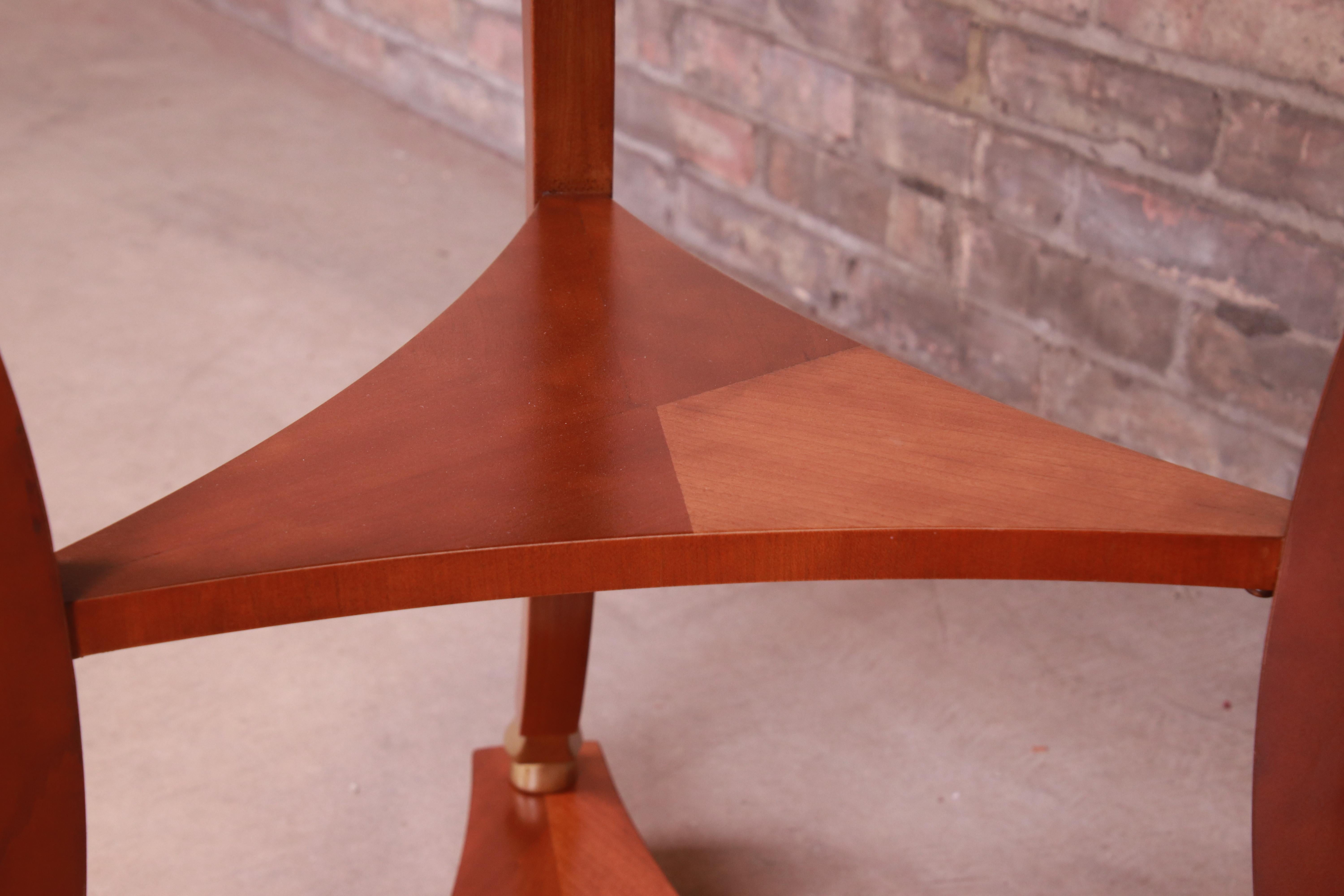 Baker Furniture French Empire Mahogany Tea Table, Newly Refinished 4