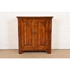Baker Furniture French Louis Philippe Walnut Flip-Top Server or Bar Cabinet