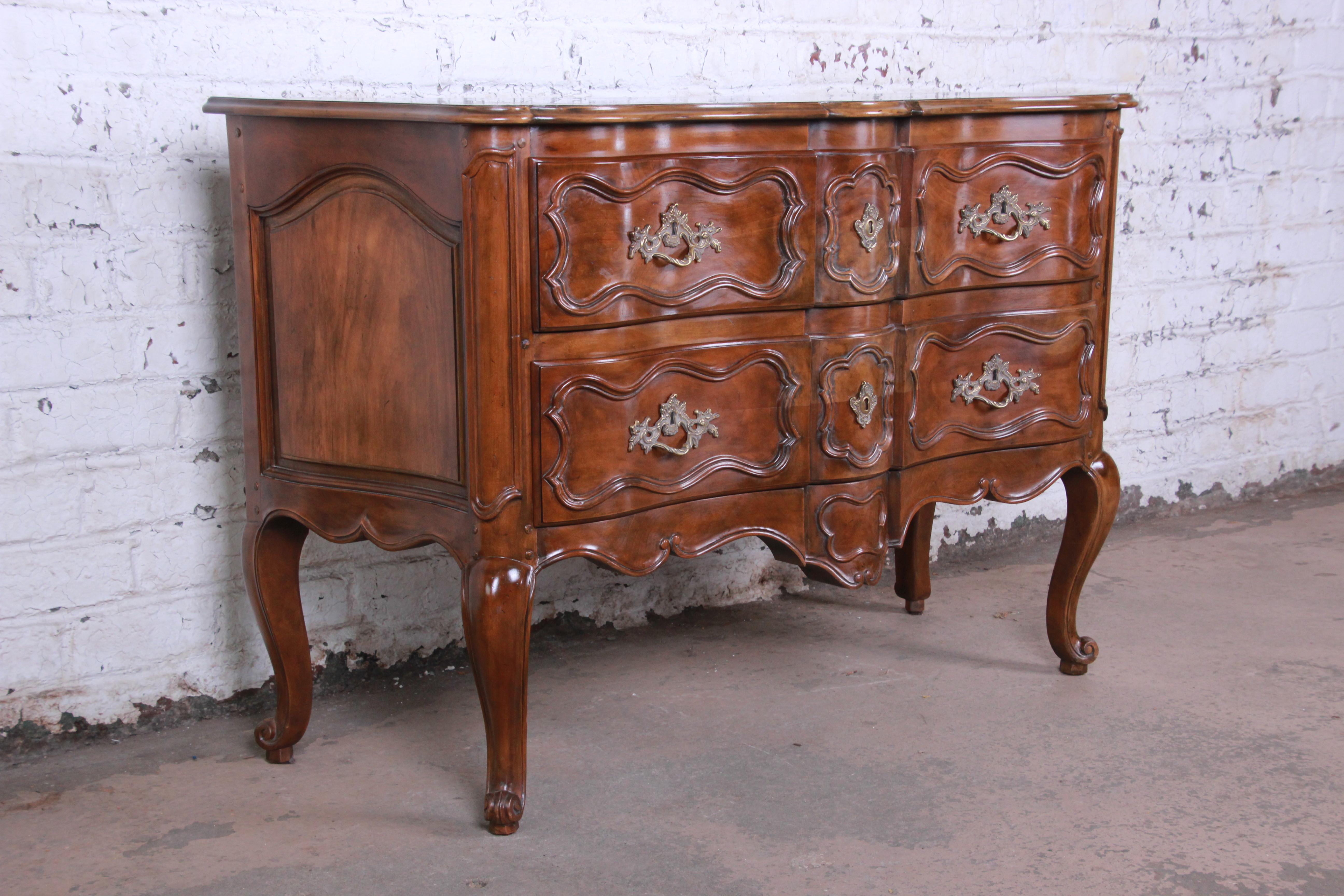 American Baker Furniture French Louis XV Style Sideboard Server or Commode