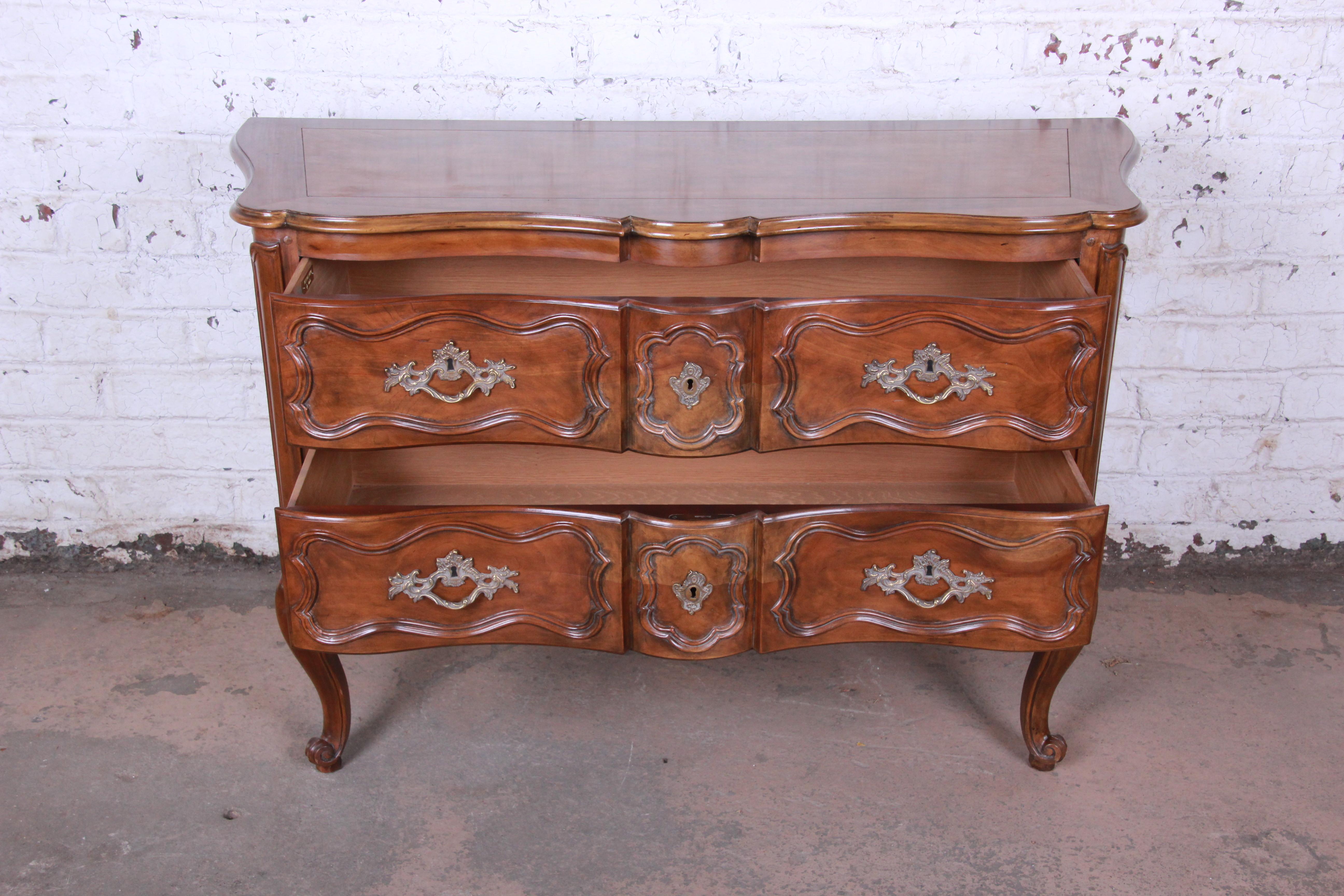 20th Century Baker Furniture French Louis XV Style Sideboard Server or Commode