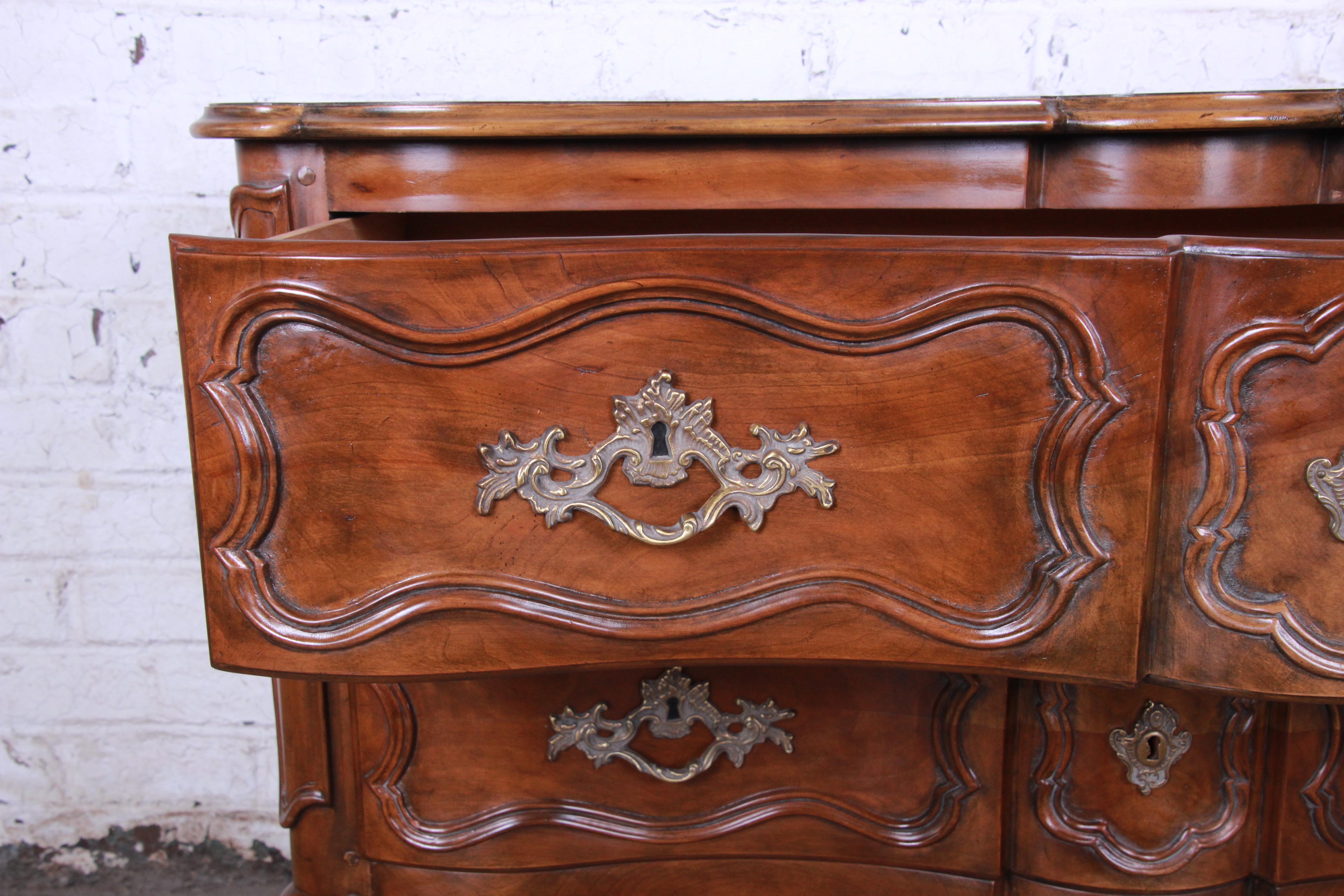 Baker Furniture French Louis XV Style Sideboard Server or Commode 1