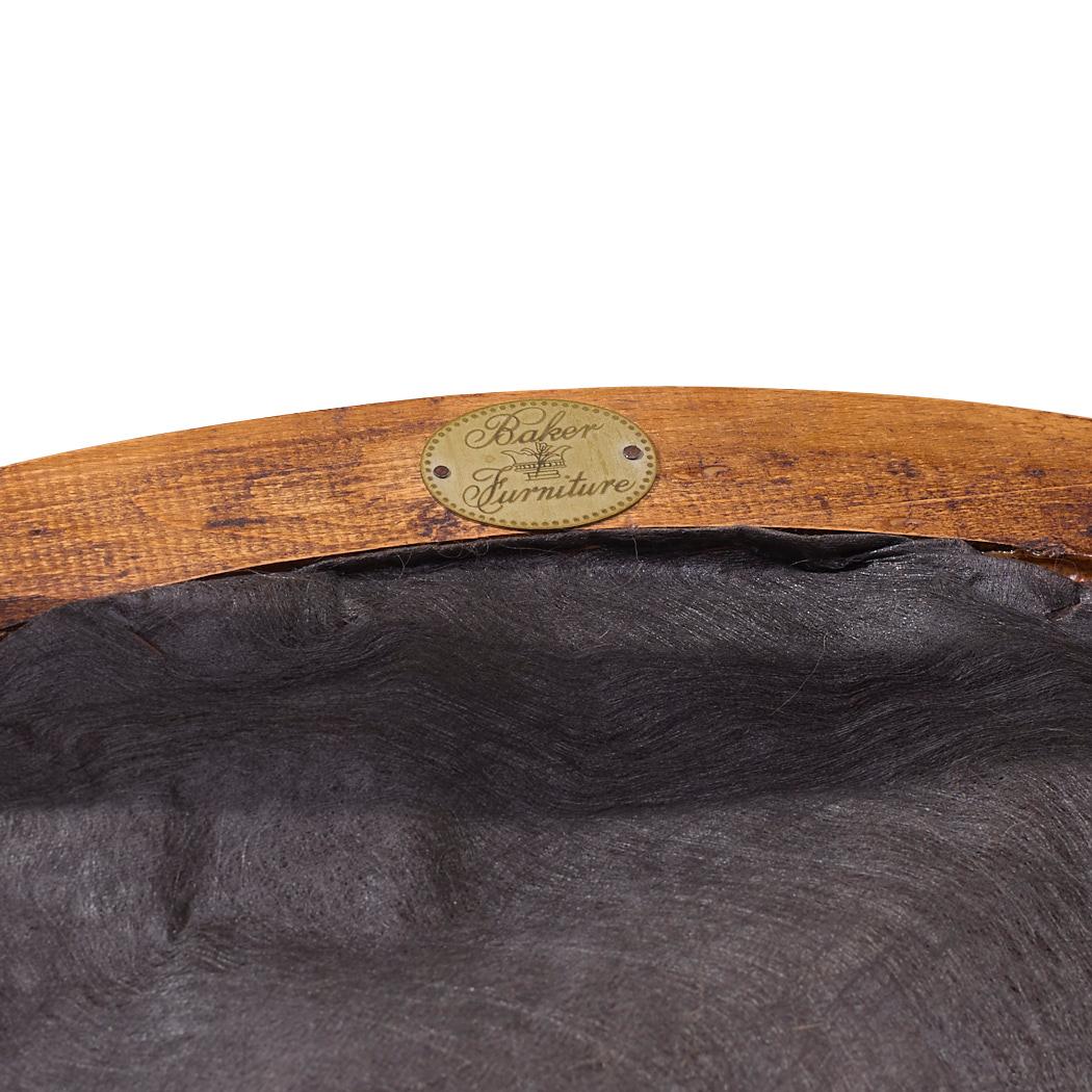 Chaises de salle à manger françaises Louis XVI en acajou à dossier ballon - 6 en vente 12