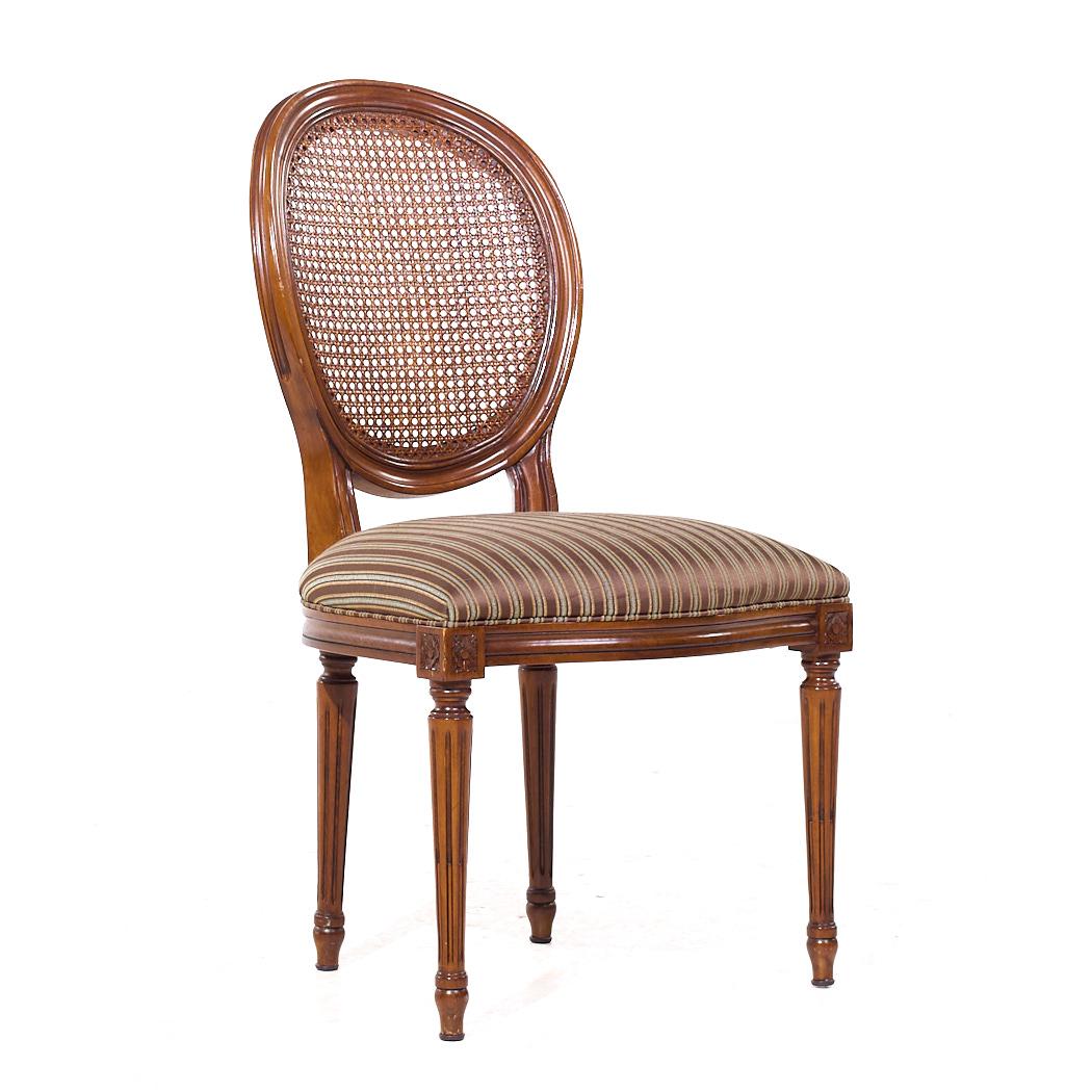 Chaises de salle à manger françaises Louis XVI en acajou à dossier ballon - 6 Bon état - En vente à Countryside, IL