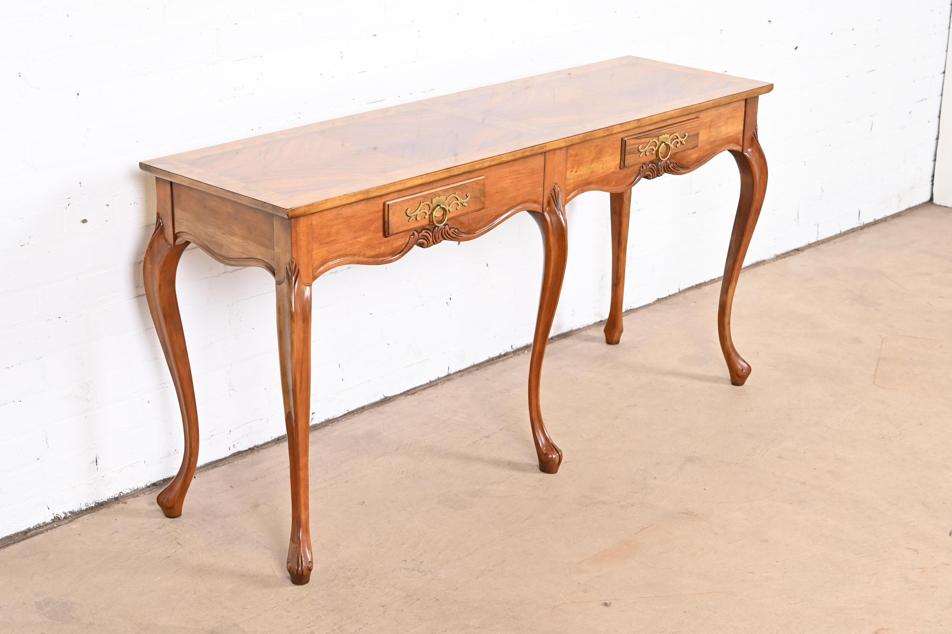 french provincial console table