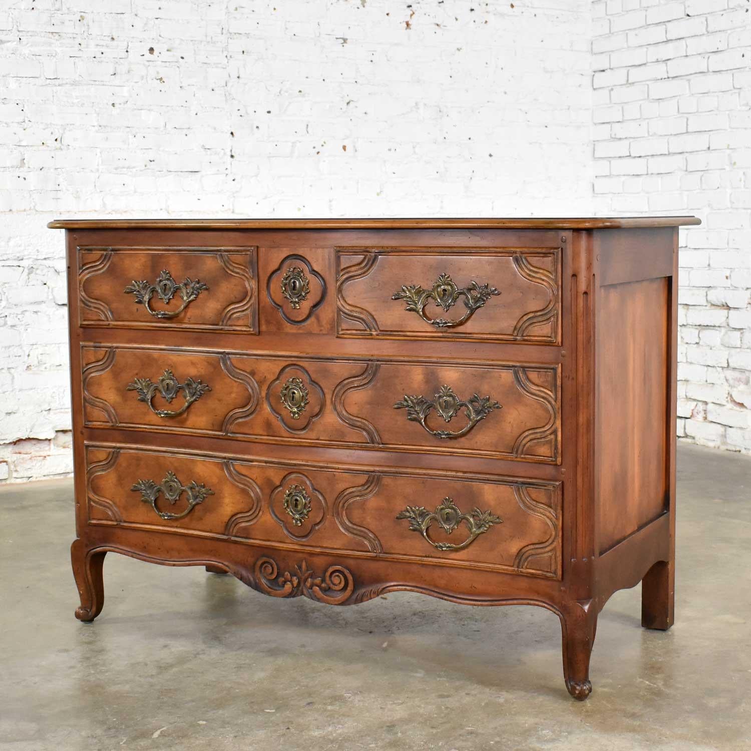 American Baker Furniture French Provincial Country Style Bachelor’s Chest of Drawers