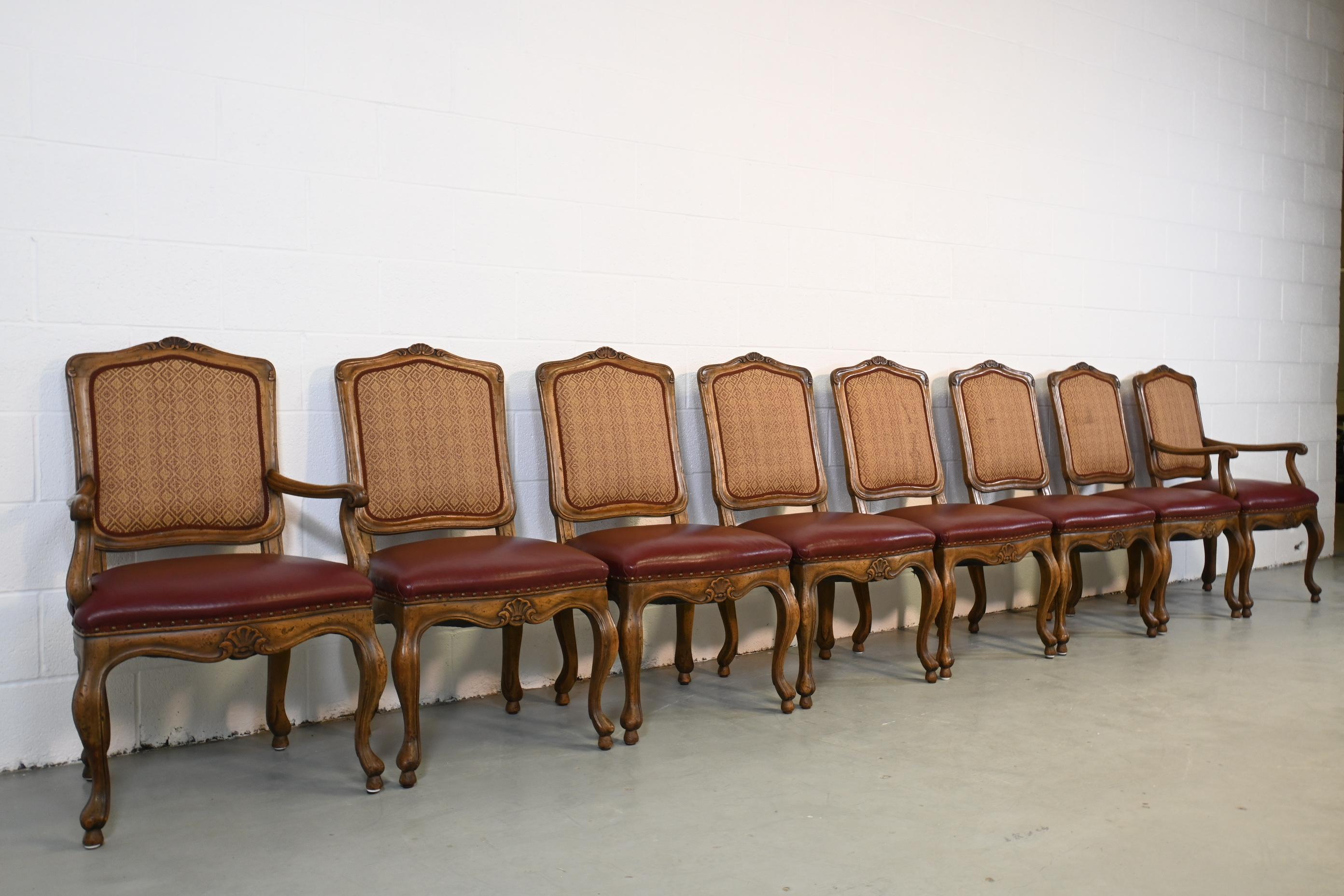 Baker Furniture French Provincial dining chairs

Baker Furniture, USA, 1980s

Armchairs: 23.25