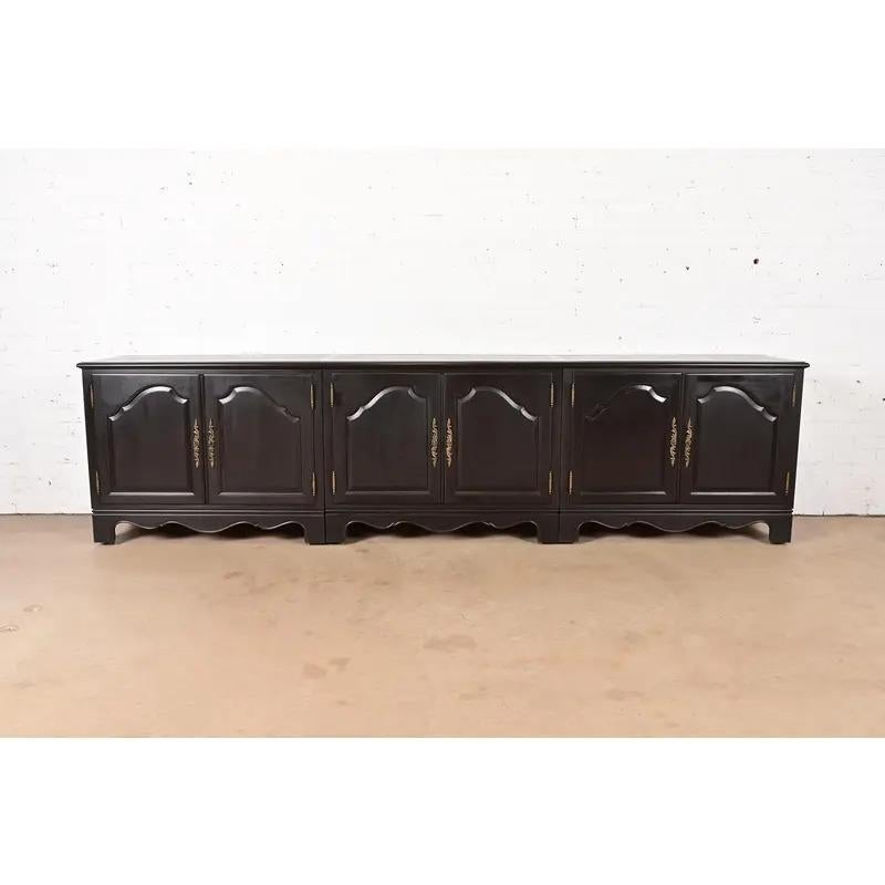 An exceptional French Provincial Louis XV style monumental sideboard, credenza, or bar cabinet

By Baker Furniture, 