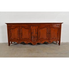 Baker Möbel Französisch Provincial Louis XV geschnitzt Kirsche Holz Sideboard Credenza