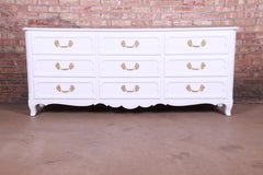 Baker Furniture French Provincial Louis XV Triple Dresser, Newly Refinished