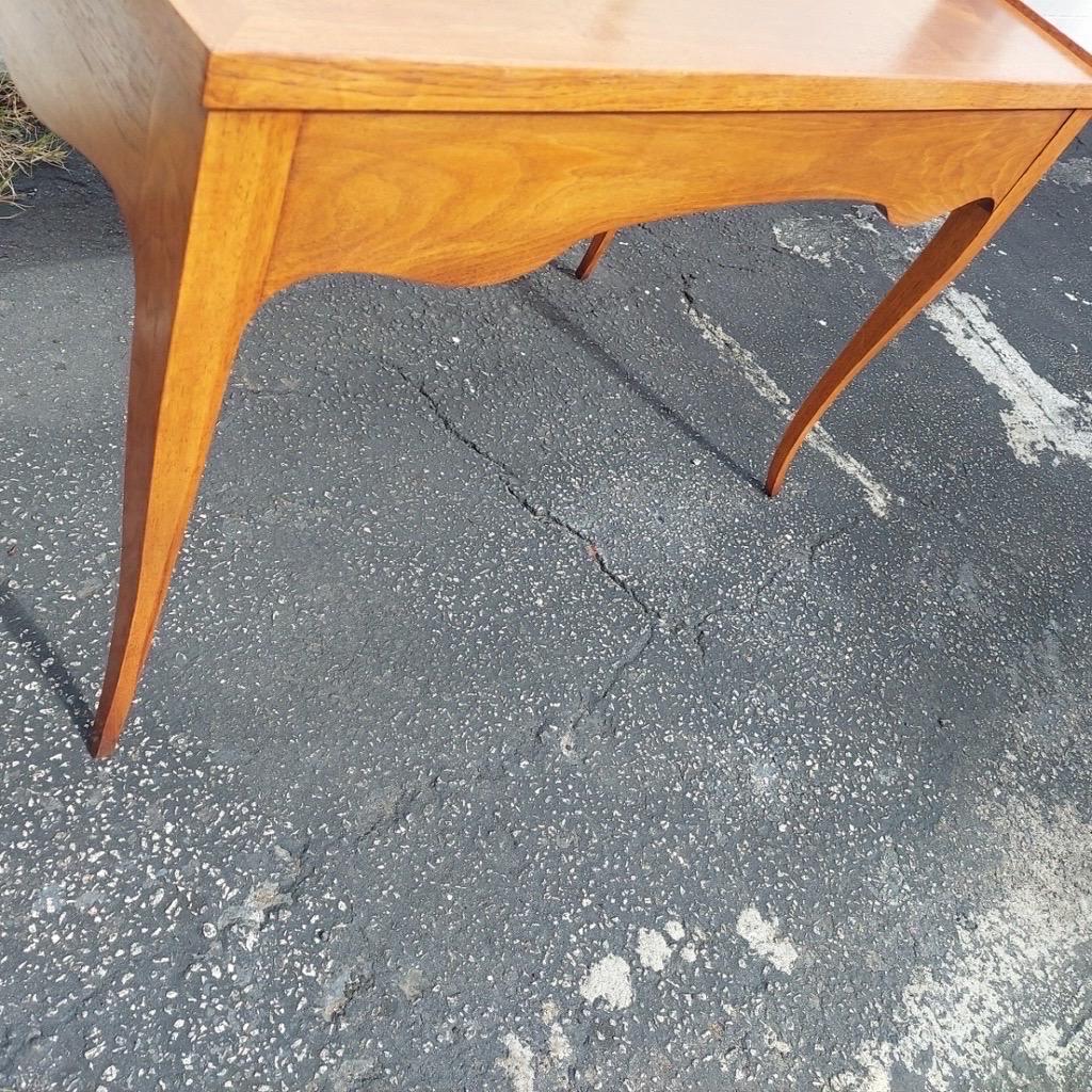 Baker Furniture French Provincial Louis XV Walnut Writing Desk 1