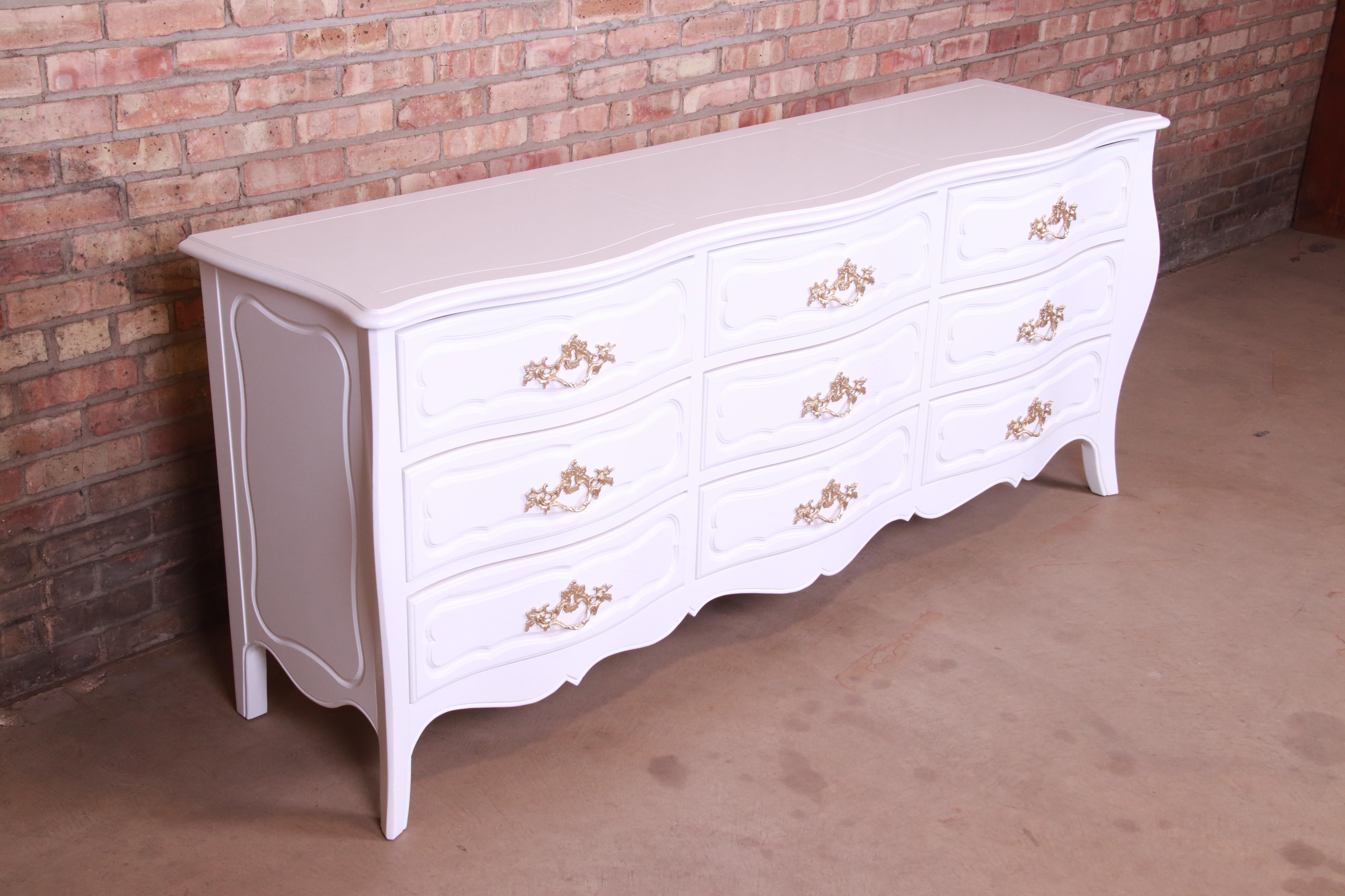 french provincial white dresser