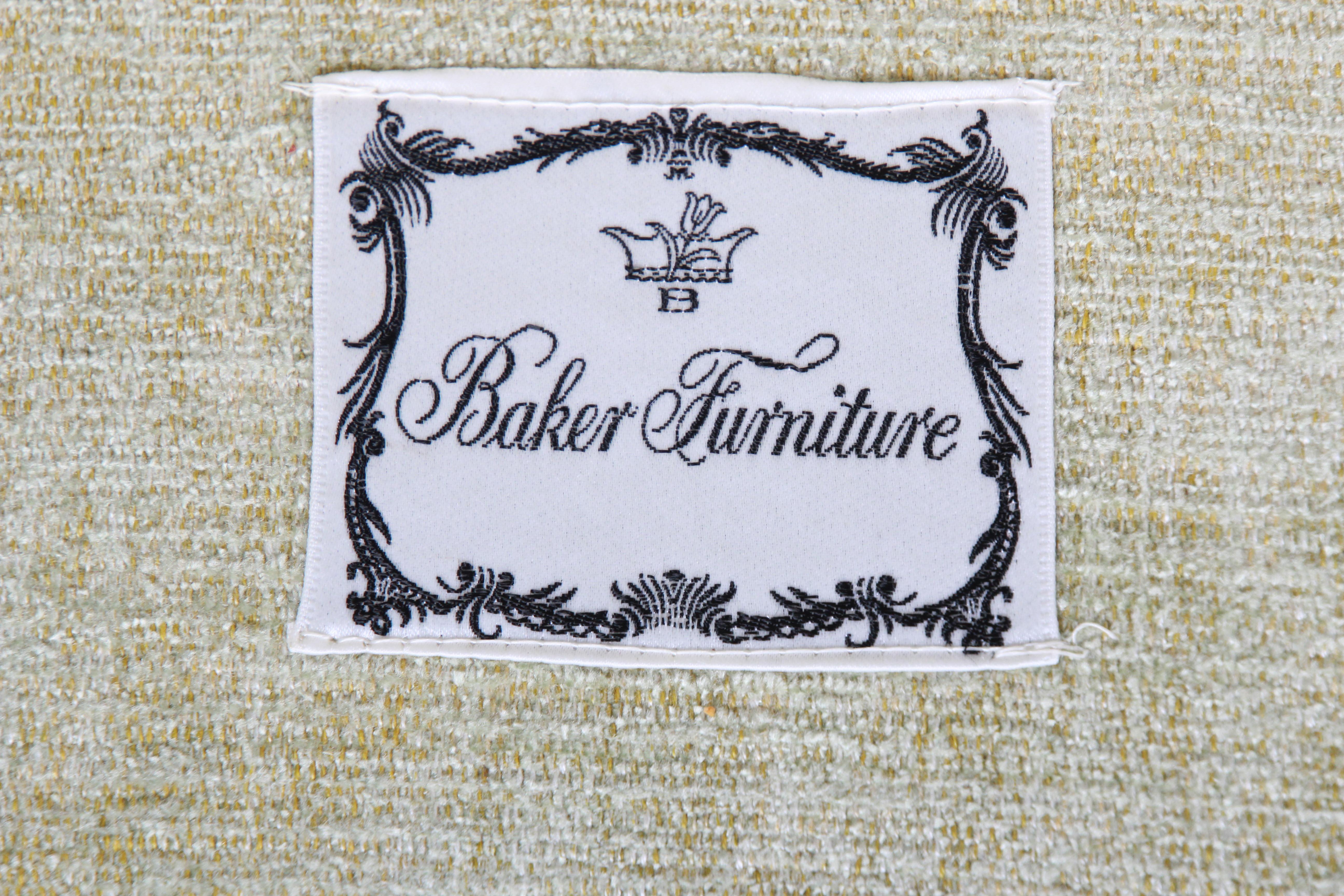 Baker Furniture French Provincial Louis XVI Fauteuils, Pair 8
