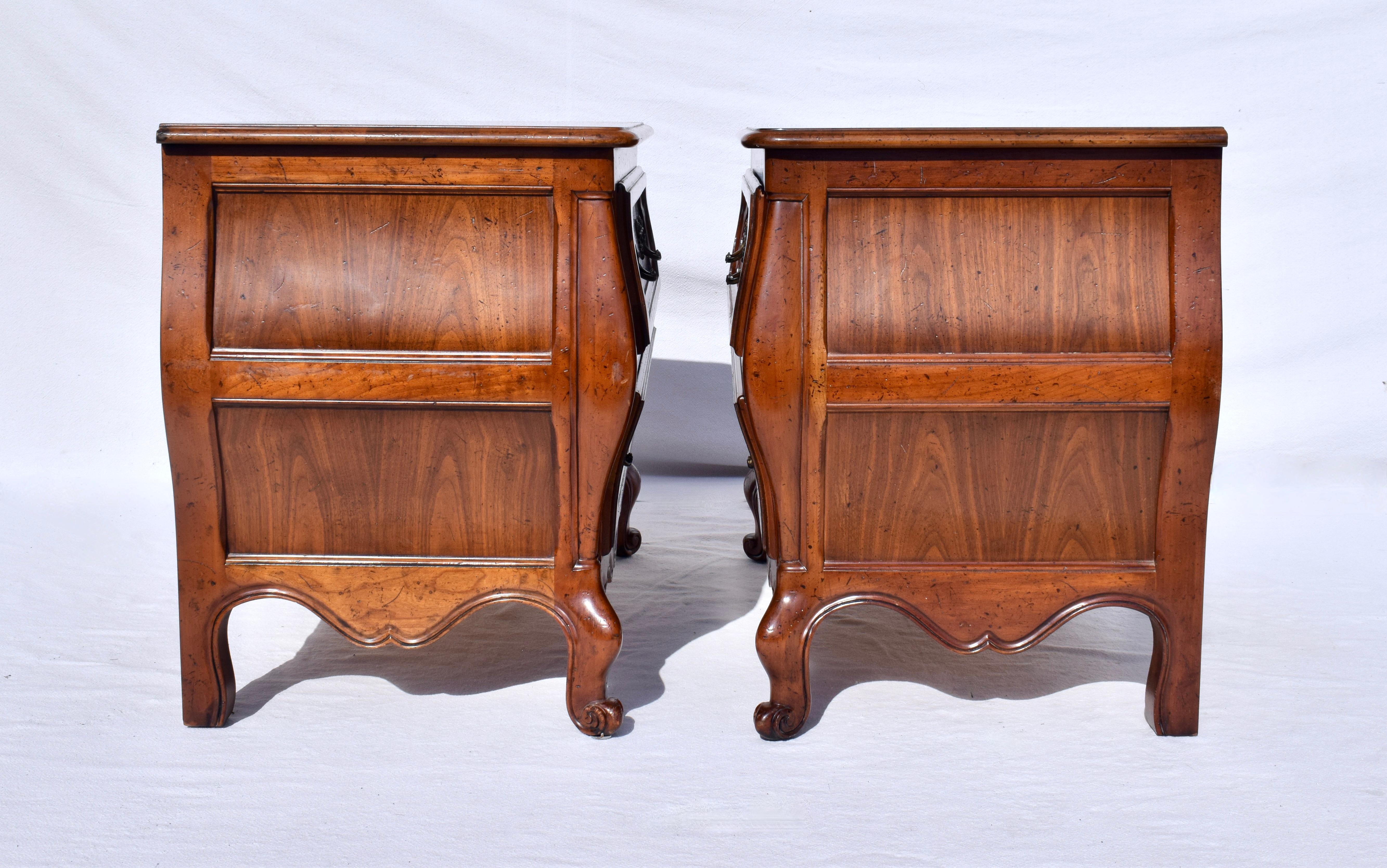 Baker Furniture French Provincial Nightstands - A Pair For Sale 1