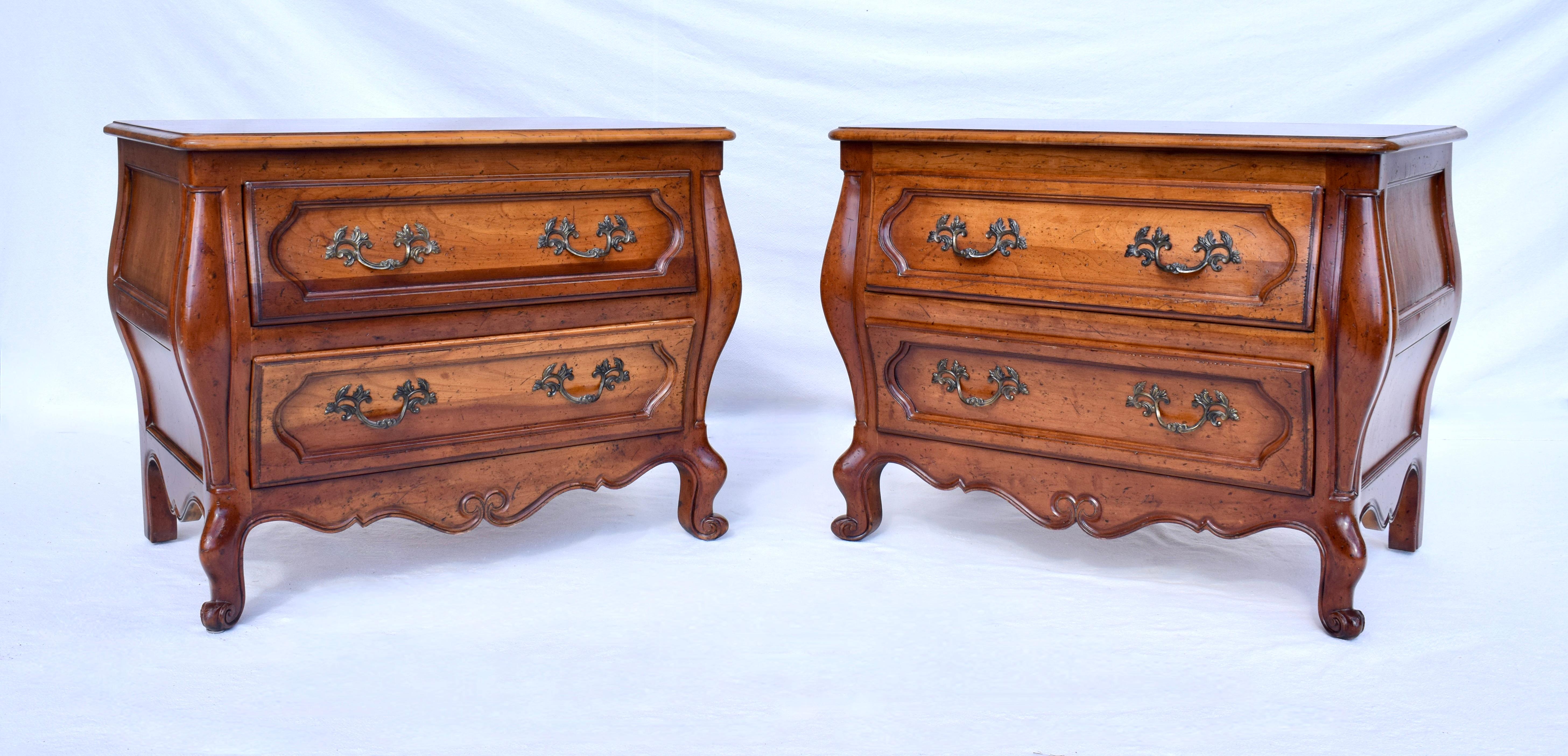 Baker Furniture French Provincial Nightstands - A Pair For Sale 2