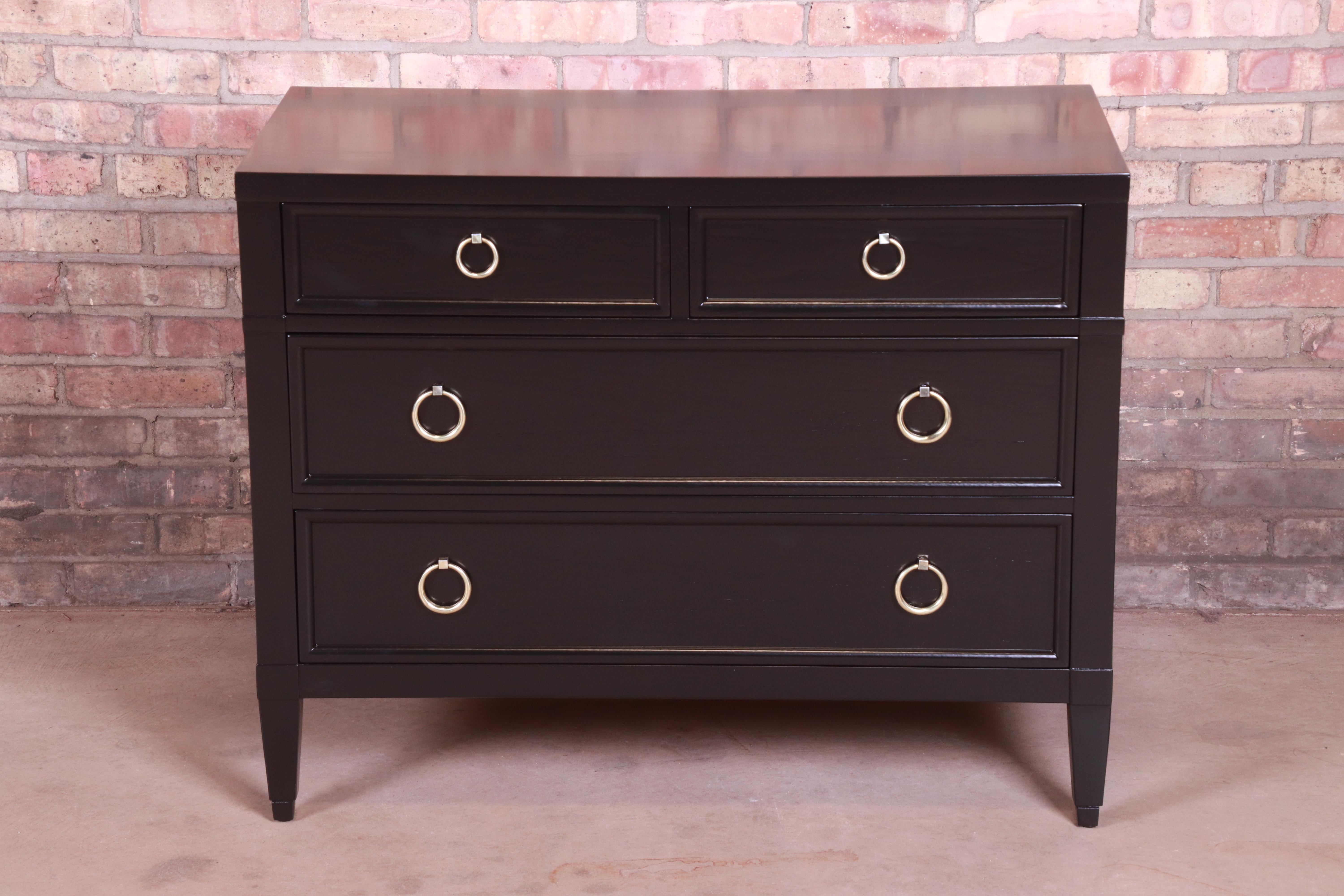 An exceptional midcentury French Regency style dresser chest or commode

By Baker Furniture 