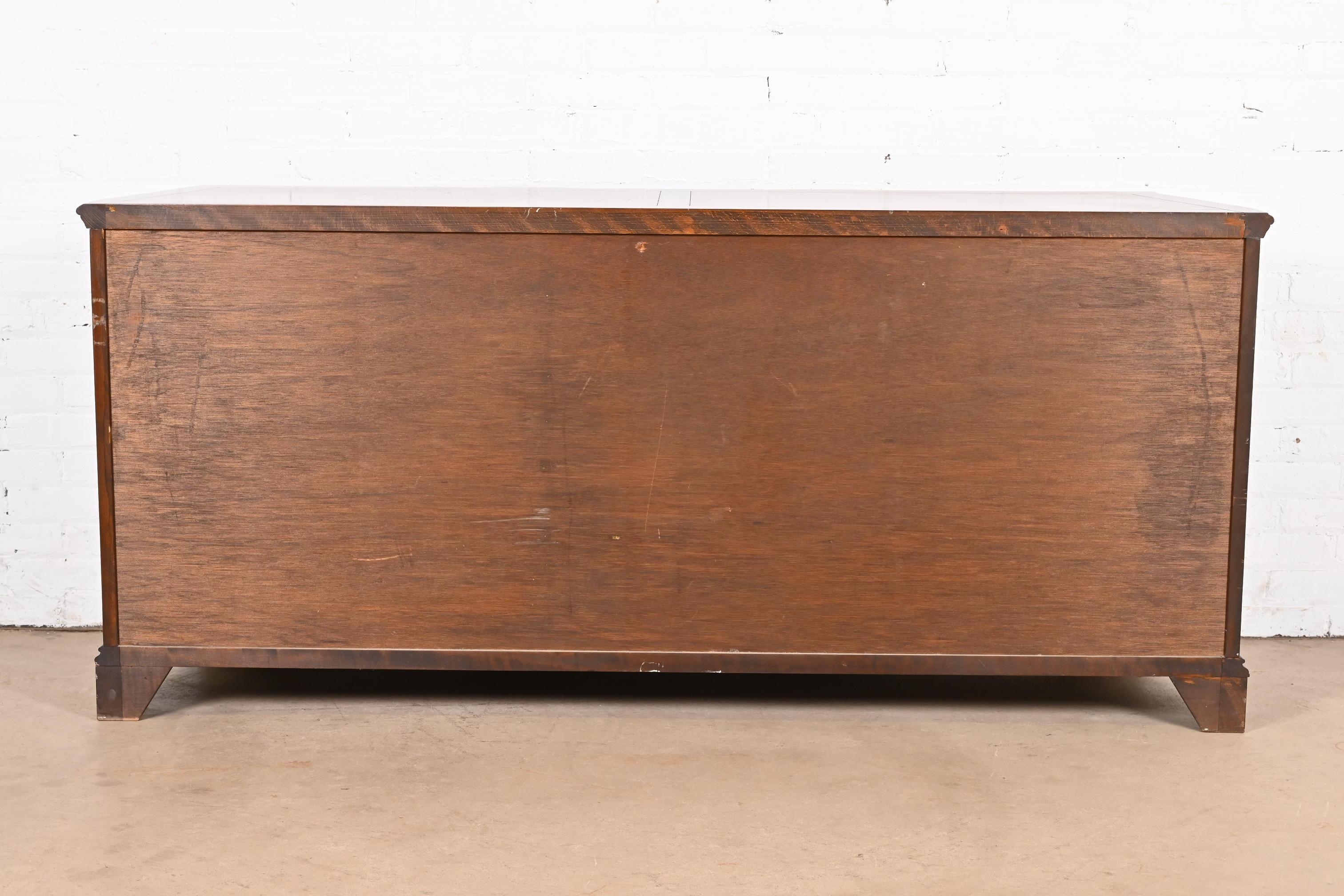 Baker Furniture French Regency Carved Cherry Wood Sideboard Credenza For Sale 5