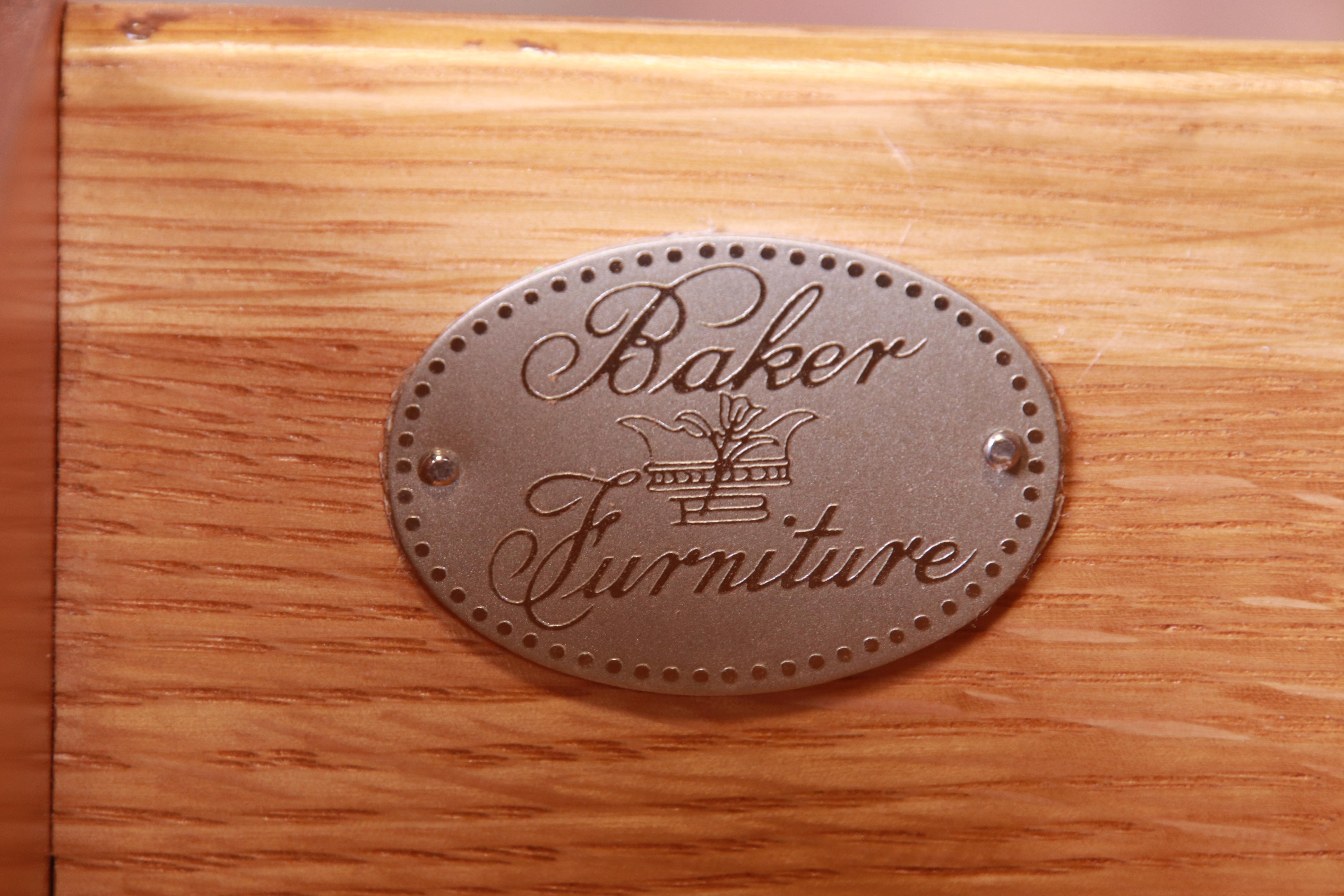 Baker Furniture French Regency Cherrywood Dresser or Credenza, Newly Refinished 4