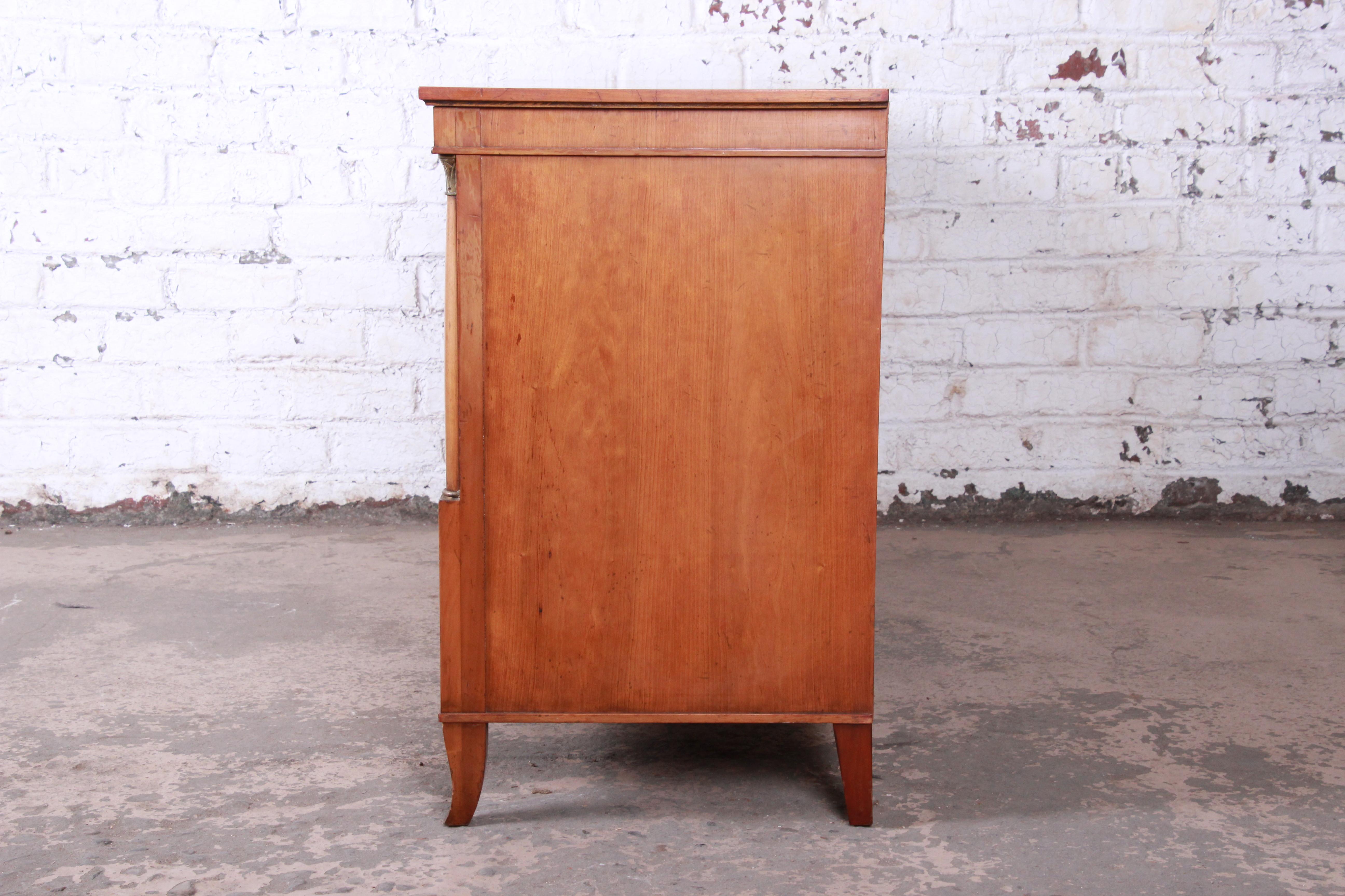 Baker Furniture French Regency Cherrywood Six-Drawer Dresser or Credenza 8