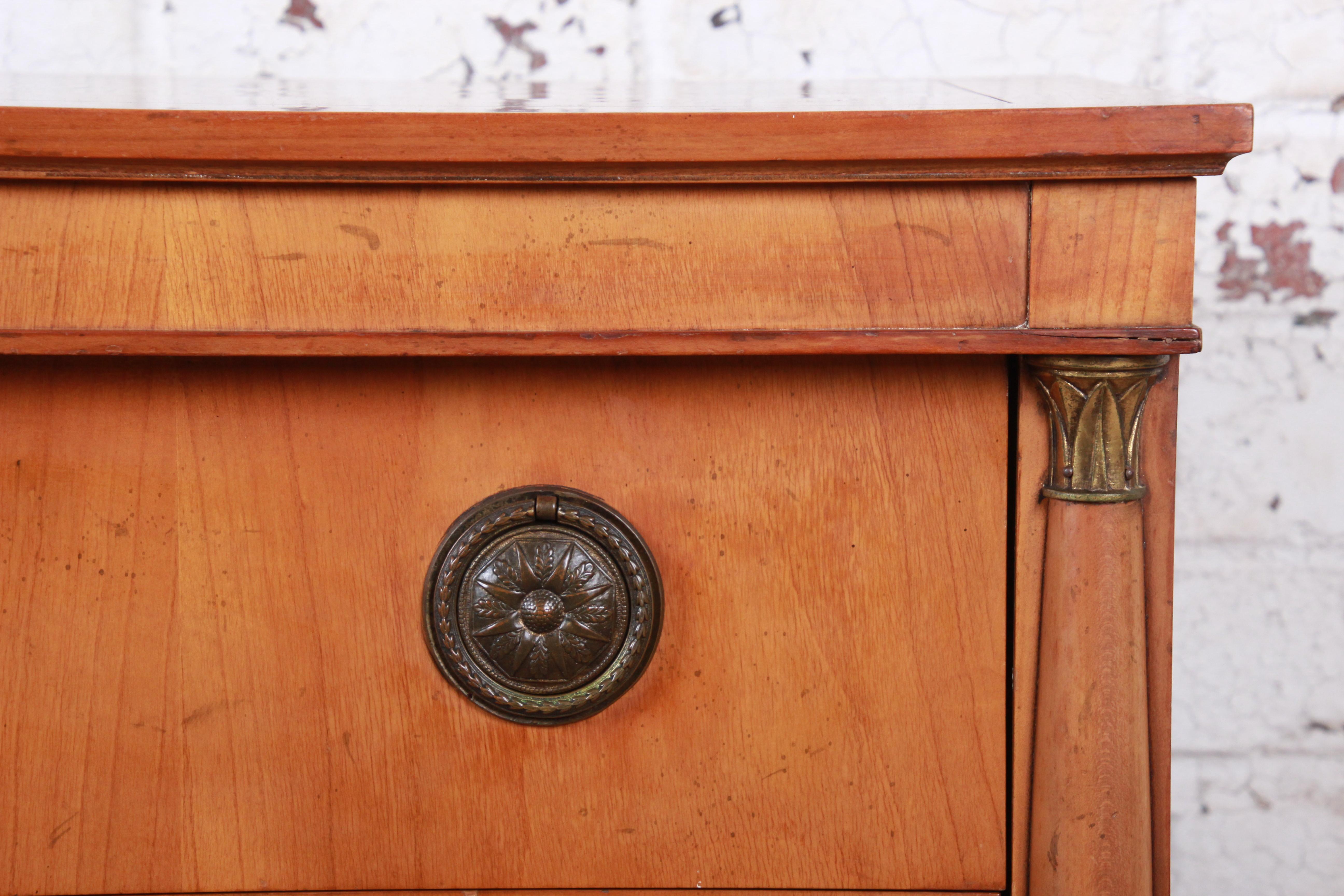 Baker Furniture French Regency Cherrywood Six-Drawer Dresser or Credenza 3