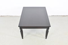 Baker Furniture French Regency Ebonized Walnut End Table