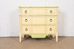 Baker Furniture French Regency Louis XVI Cream Lacquered Dresser or Chest