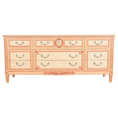 Baker Furniture French Regency Louis XVI Painted Dresser or Credenza, 1960s Baker Furniture French Regency Louis XVI Painted Dresser or Credenza, 1960s
